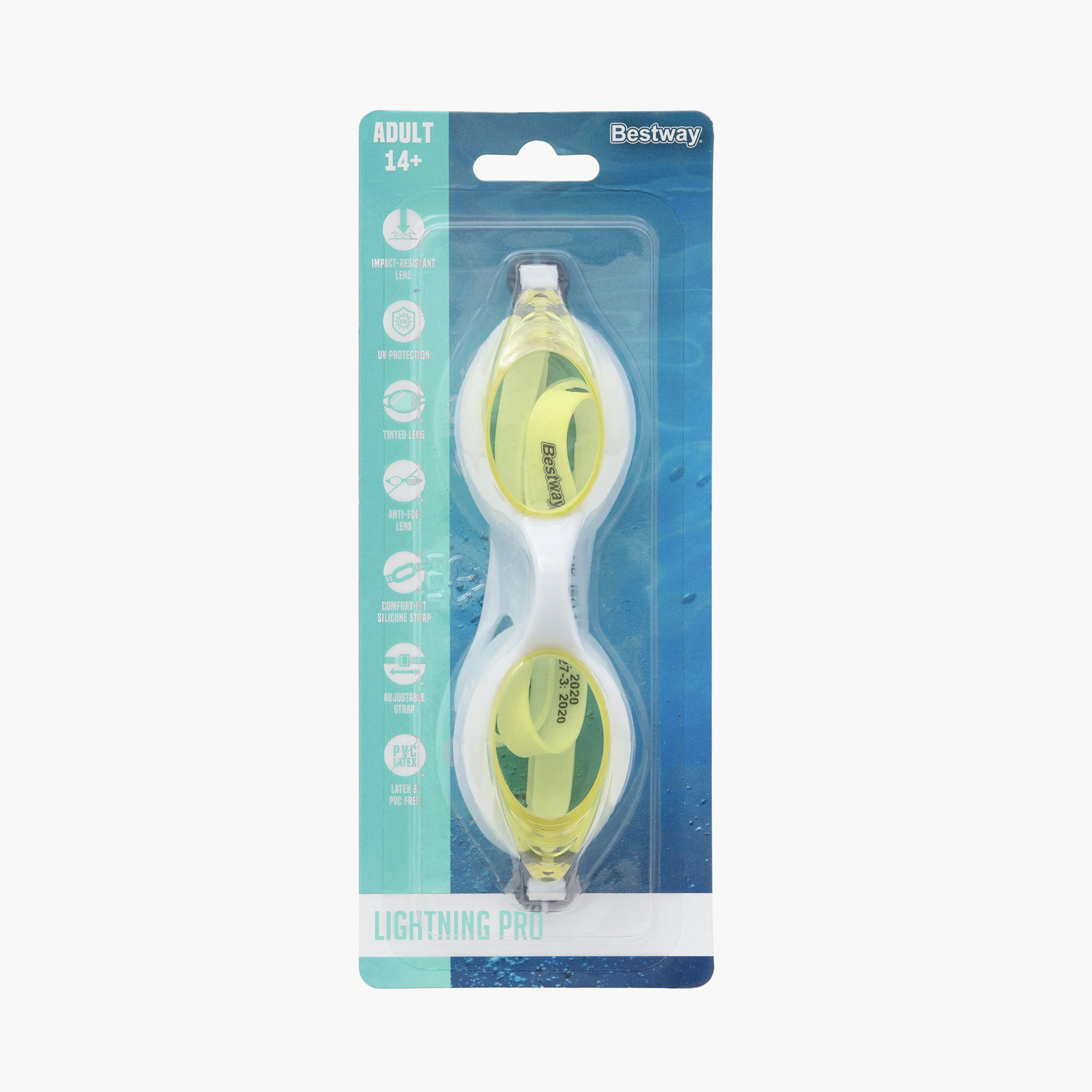Pack of 3 Bestway Kids Lightning Pro Swim Goggles-girls-clothing-sportswear-swimwear-image-3