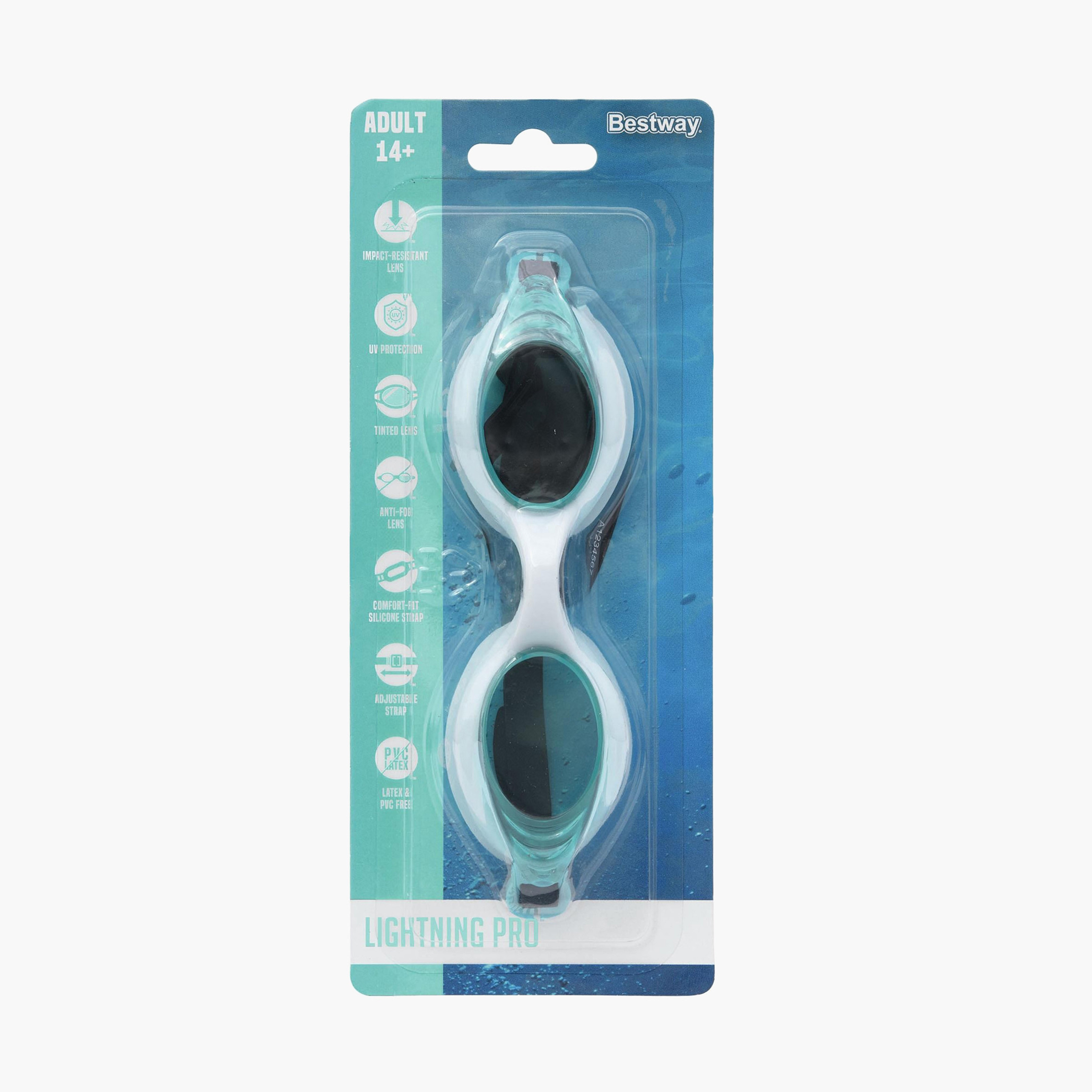 Pack of 3 Bestway Kids Lightning Pro Swim Goggles-girls-clothing-sportswear-swimwear-image-4