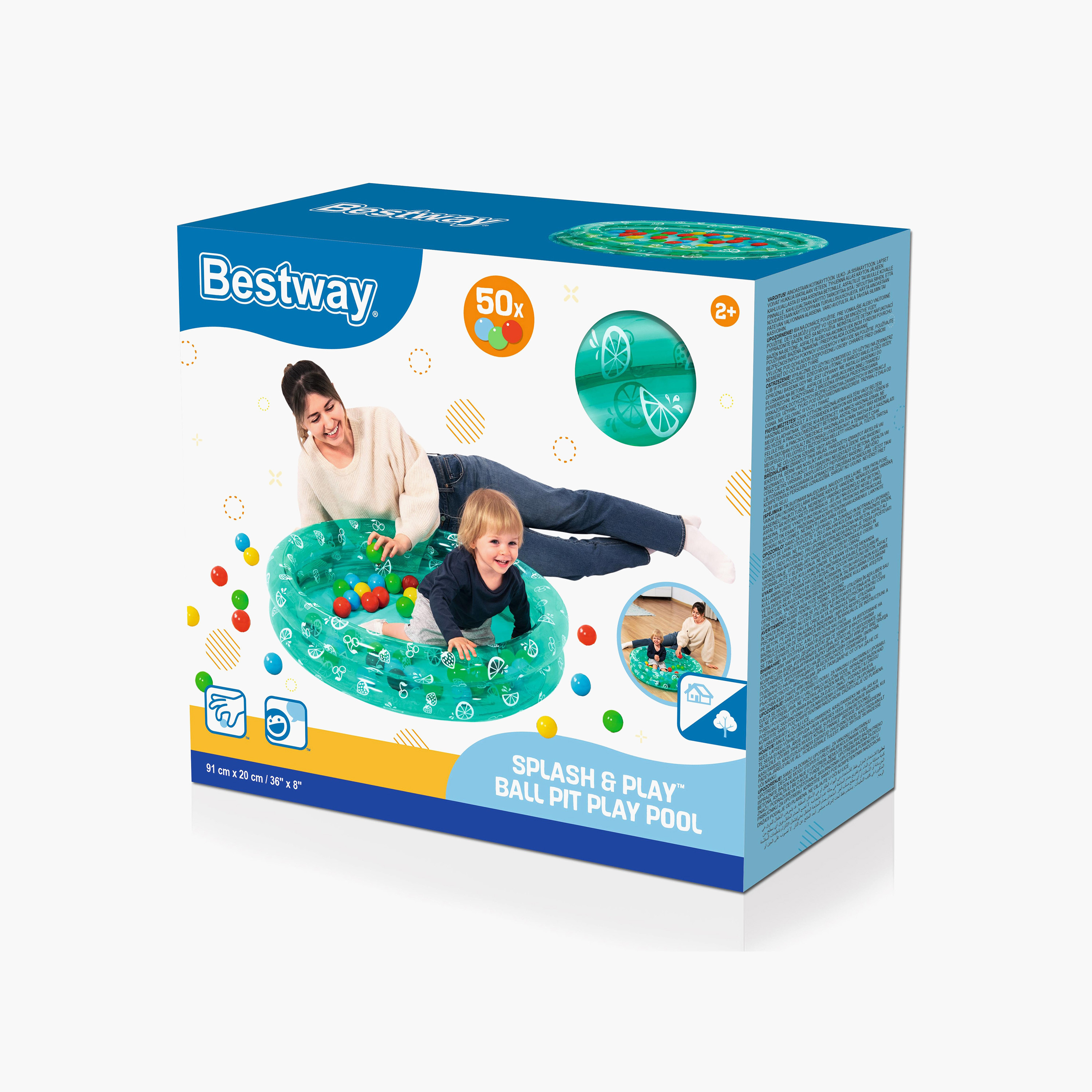 Bestway Splash and Play Ball Pit Inflatable Pool-toys-outdoor-poolandbeach-pools-image-2