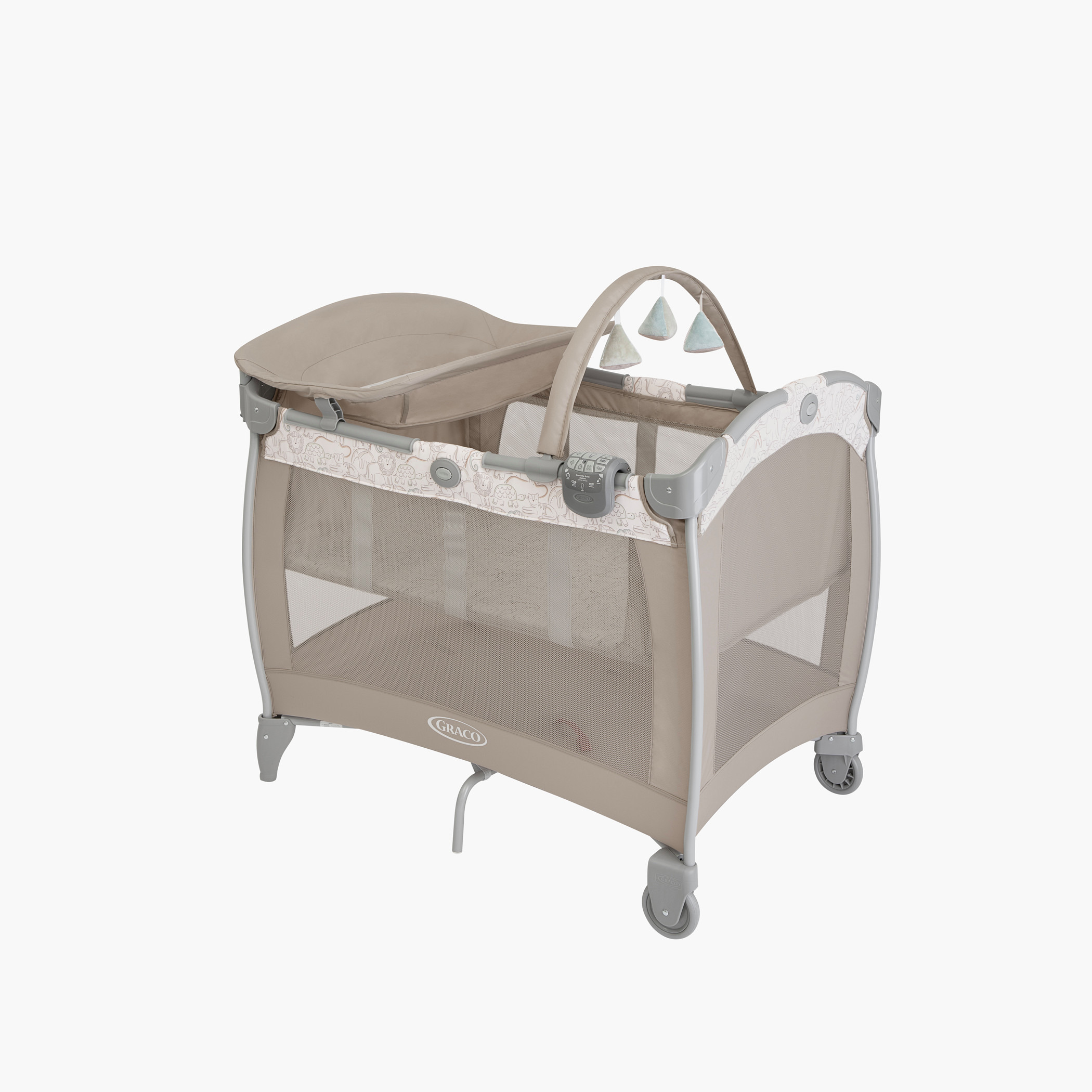 Graco Contour Electra Travel Cot with Toy Bar-baby-gear-travelcots-image-1