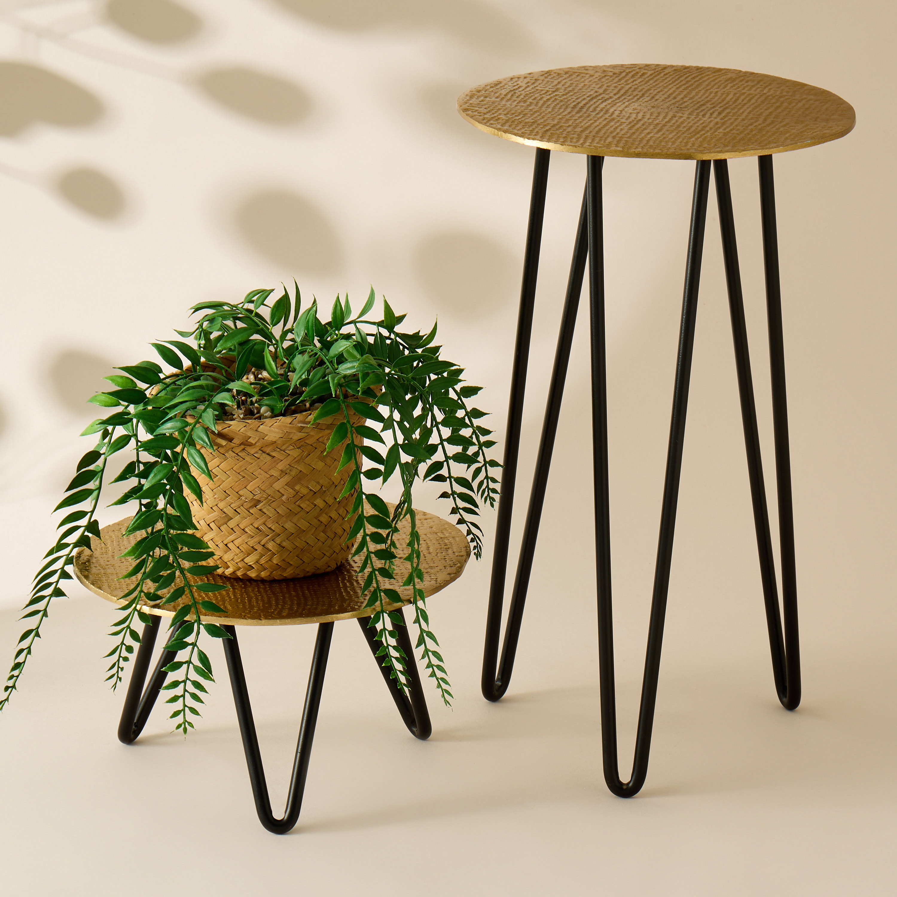 Decorative Metal Plant Stand - 20x38 cms-household-gardenandoutdoor-trellisandstands-plantstands-image-5