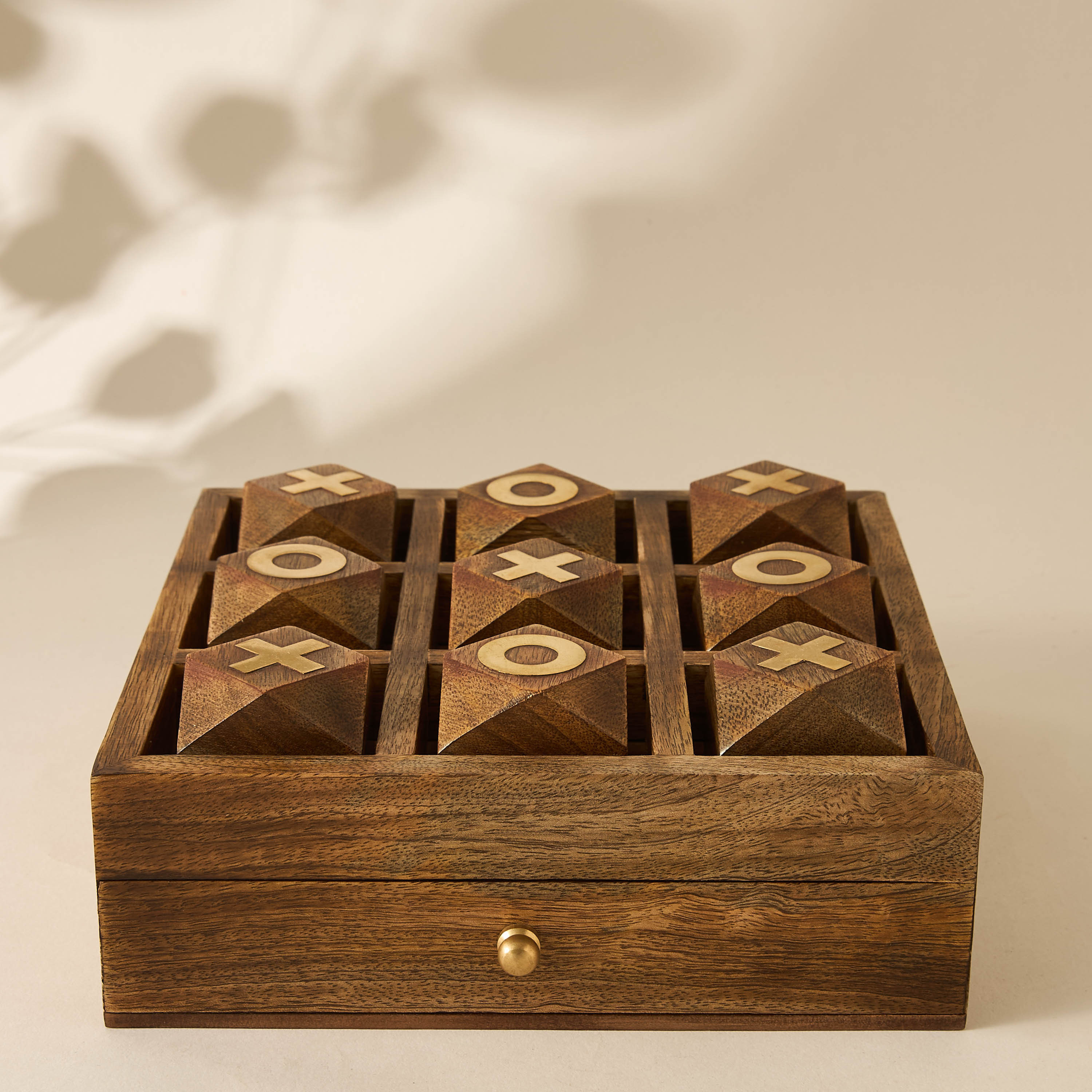 Decorative Wooden Tic-Tac-Toe Game Set-household-decor-decorativeobjectsandsculptures-image-4
