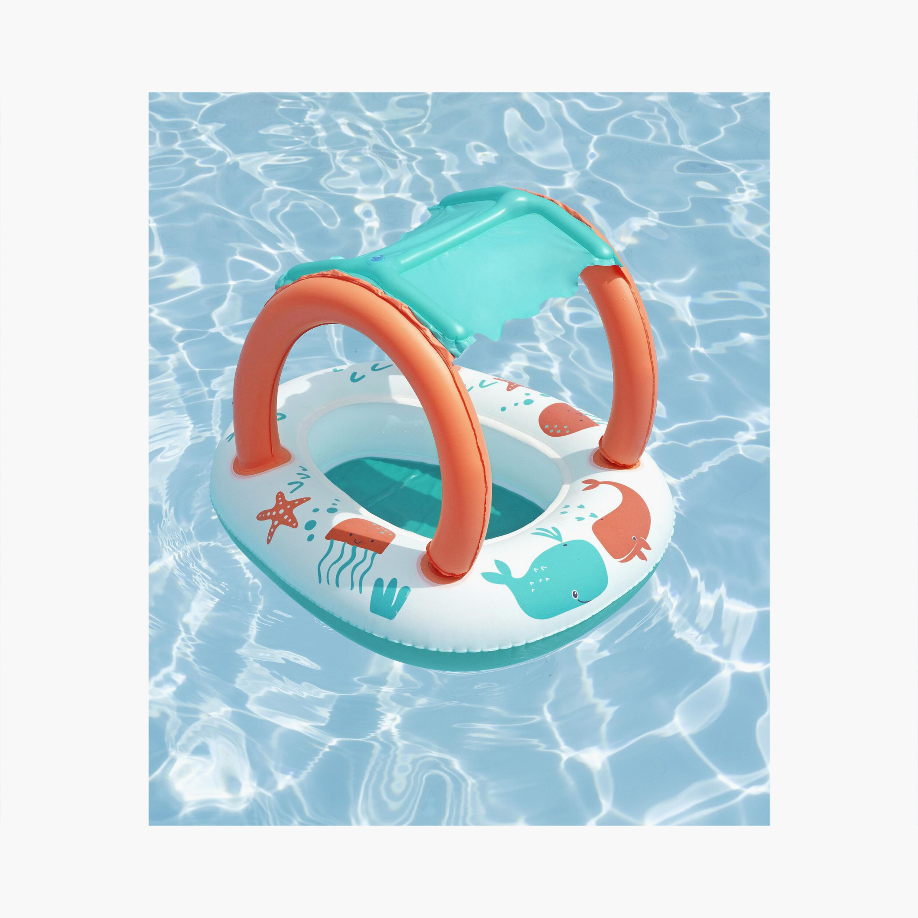 Bestway Comfort Plush Shaded Baby Boat-toys-outdoor-poolandbeach-floatsandboats-image-2