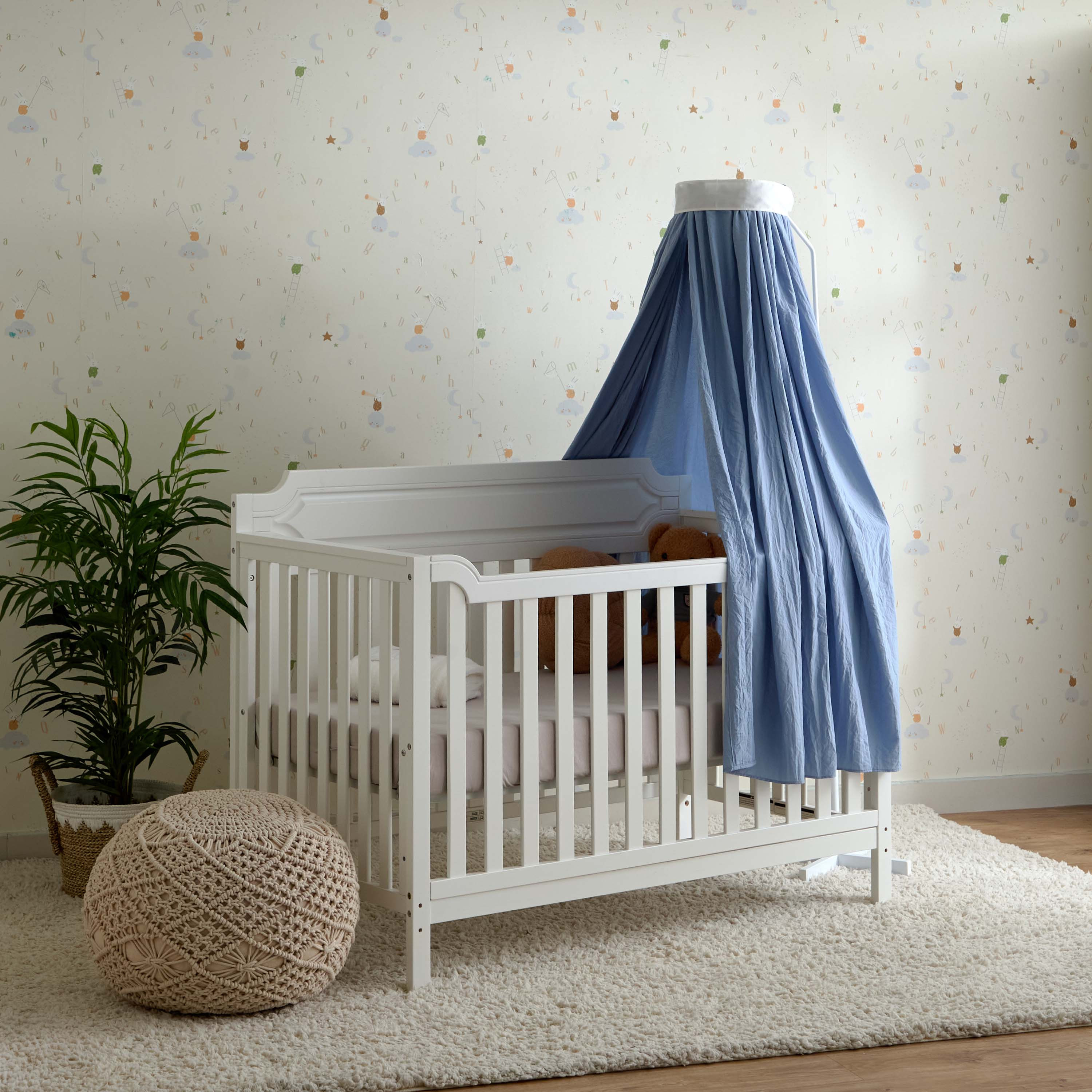 Cambrass Cot Canopy with Stand, 160x430 cm-baby-nursery-furniture-cribsandbeds-cribaccessories-image-6