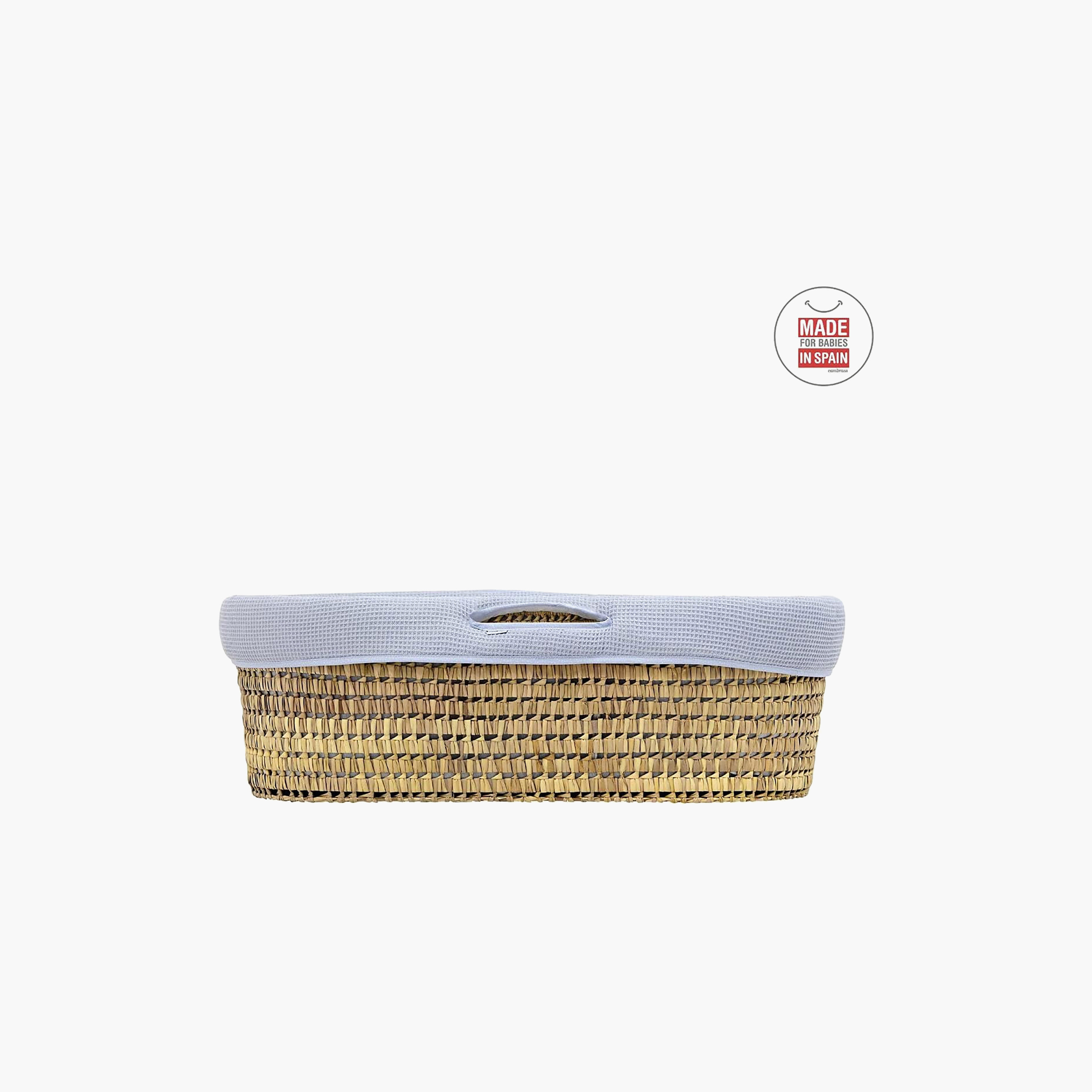 Cambrass Quilted Basket With Pillow & Mattress-baby-nursery-furniture-mosesbaskets-image-2