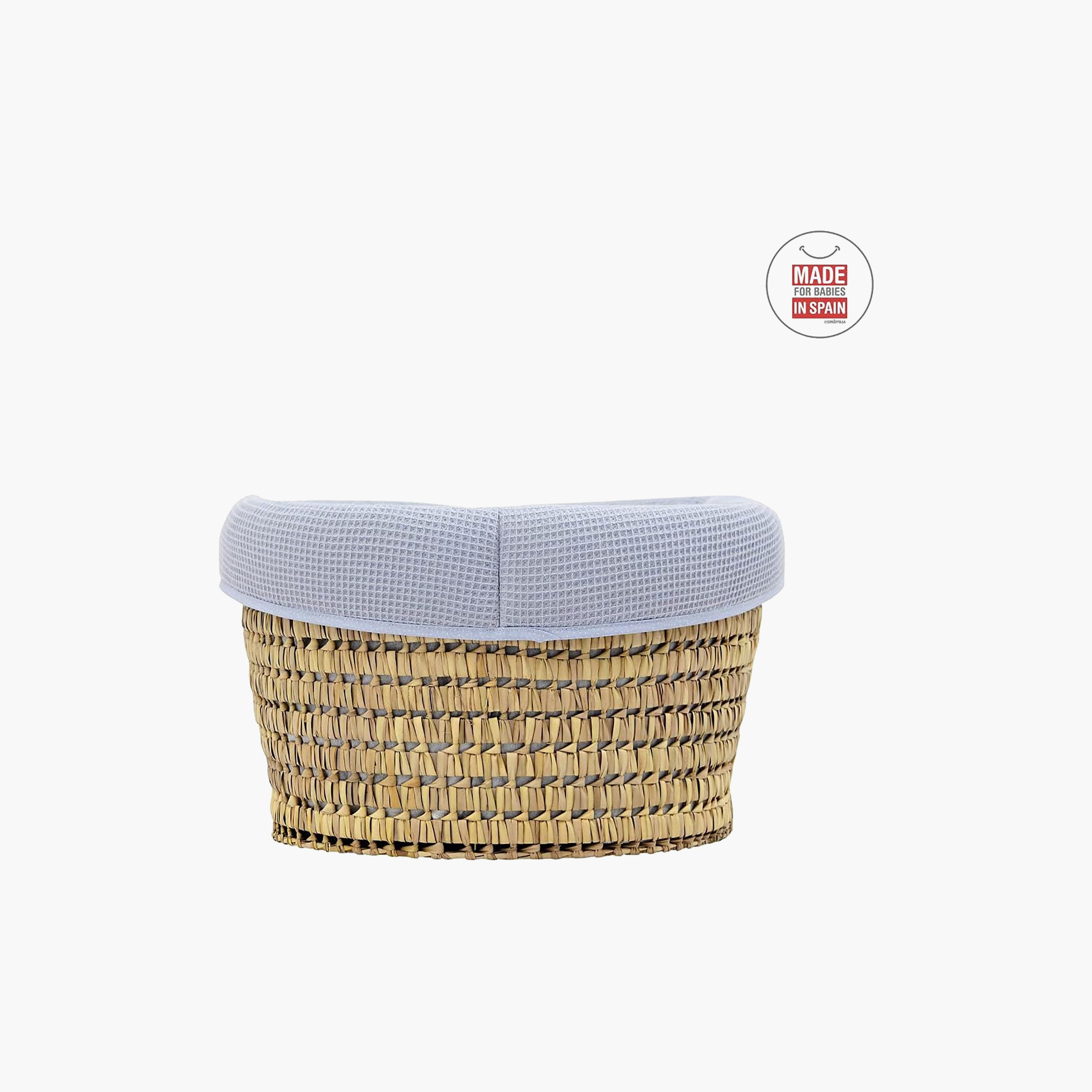 Cambrass Quilted Basket With Pillow & Mattress-baby-nursery-furniture-mosesbaskets-image-3