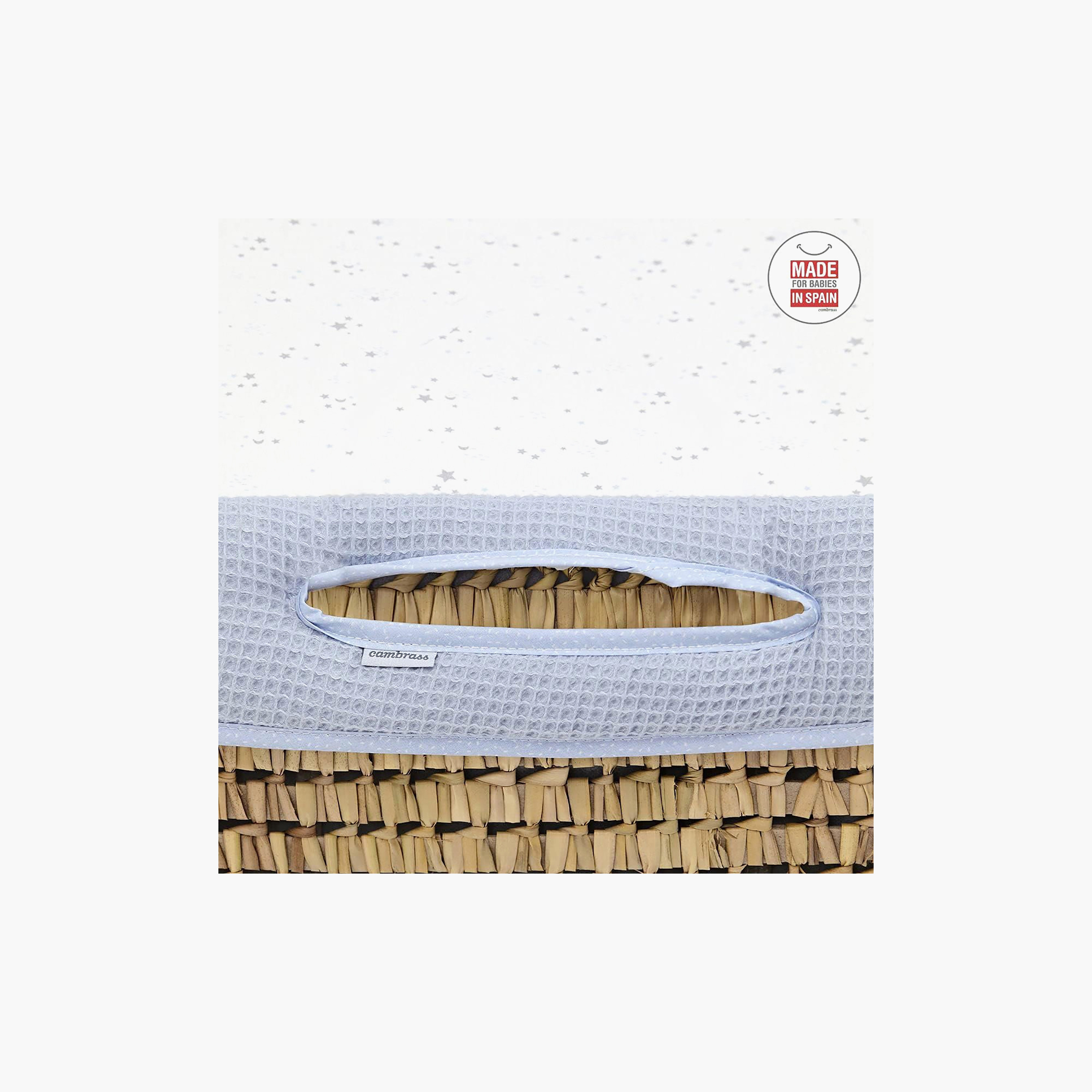 Cambrass Quilted Basket With Pillow & Mattress-baby-nursery-furniture-mosesbaskets-image-5