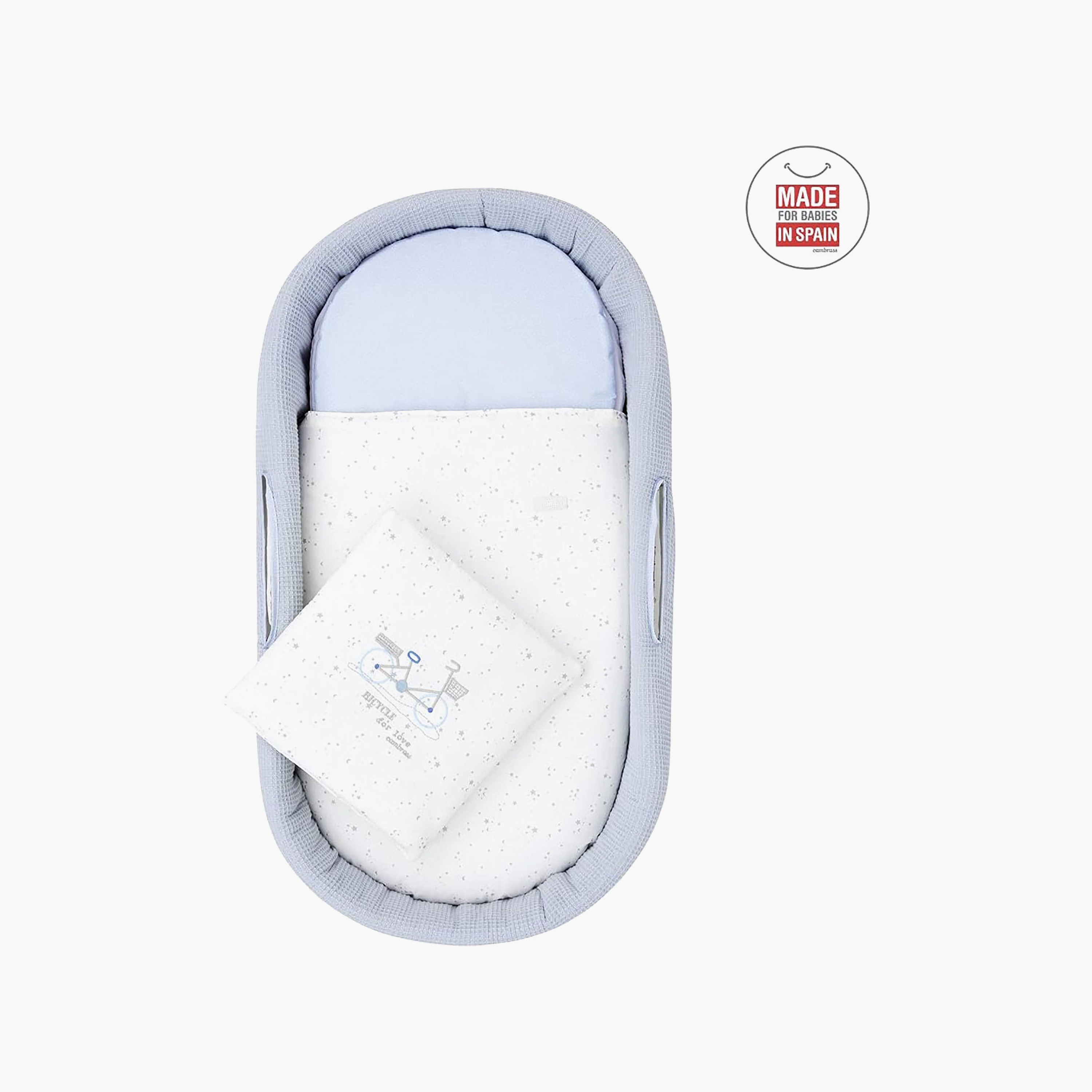 Cambrass Quilted Basket With Pillow & Mattress-baby-nursery-furniture-mosesbaskets-image-6