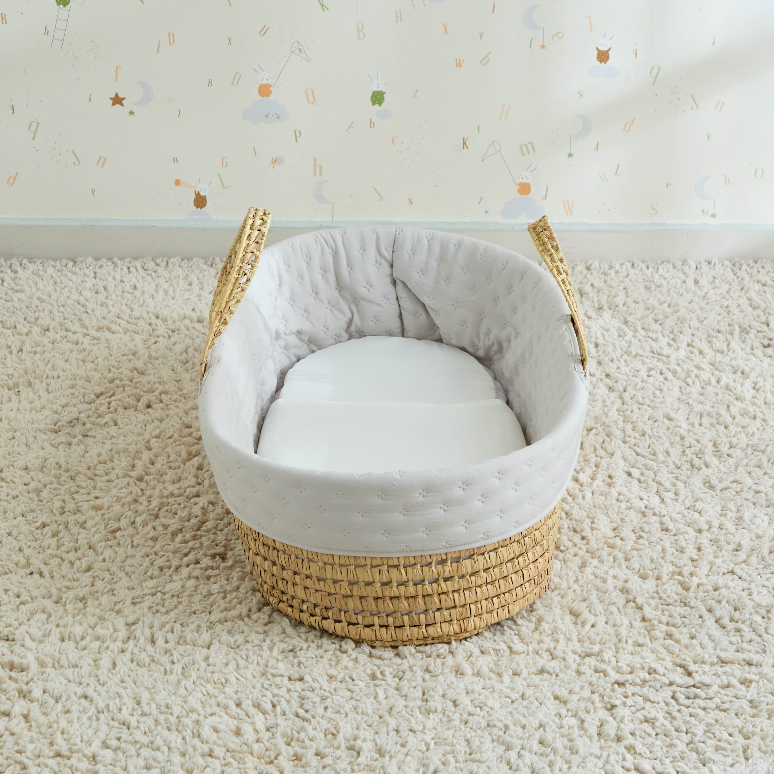 Cambrass Moses Basket with Handles-baby-nursery-furniture-mosesbaskets-image-2