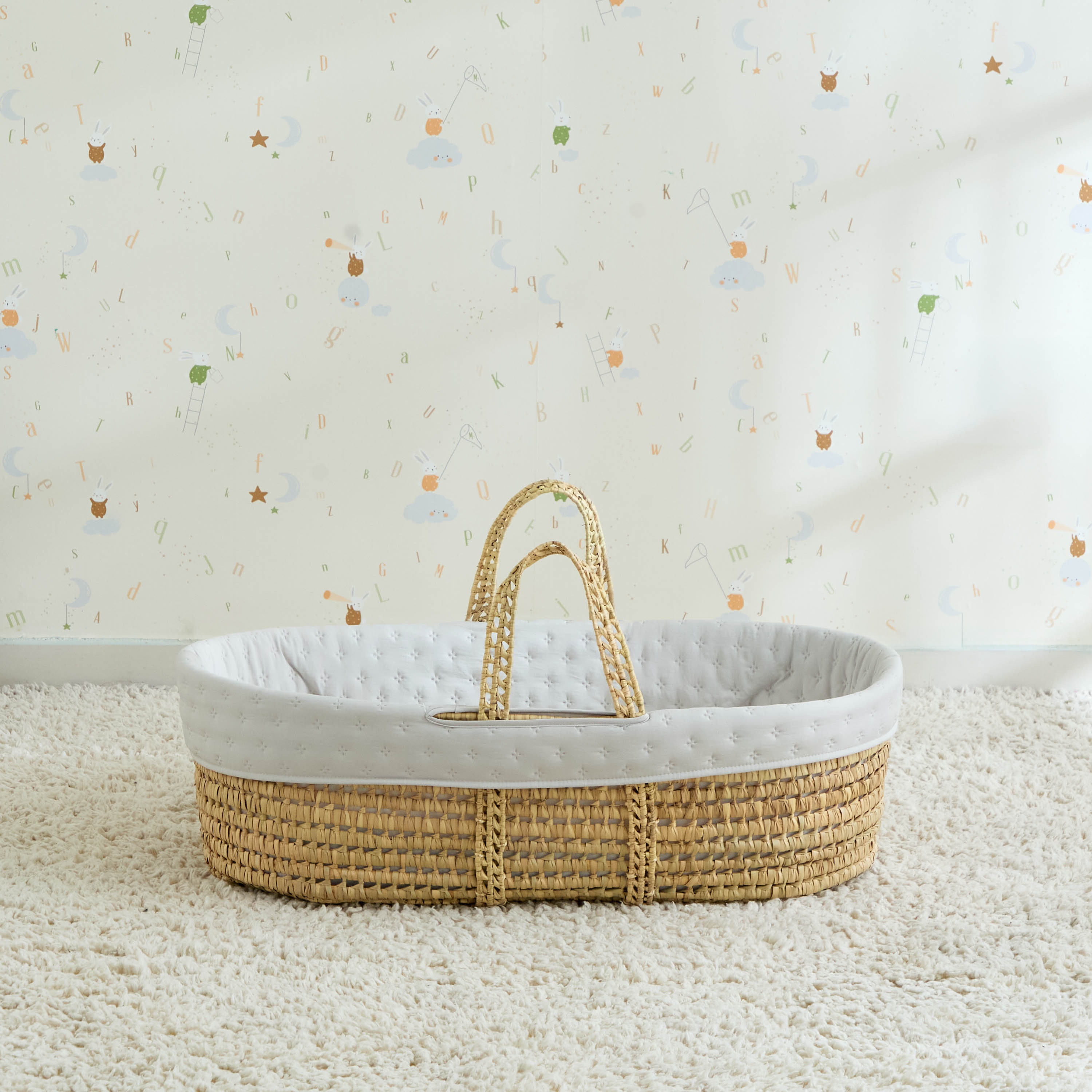 Cambrass Moses Basket with Handles-baby-nursery-furniture-mosesbaskets-image-3