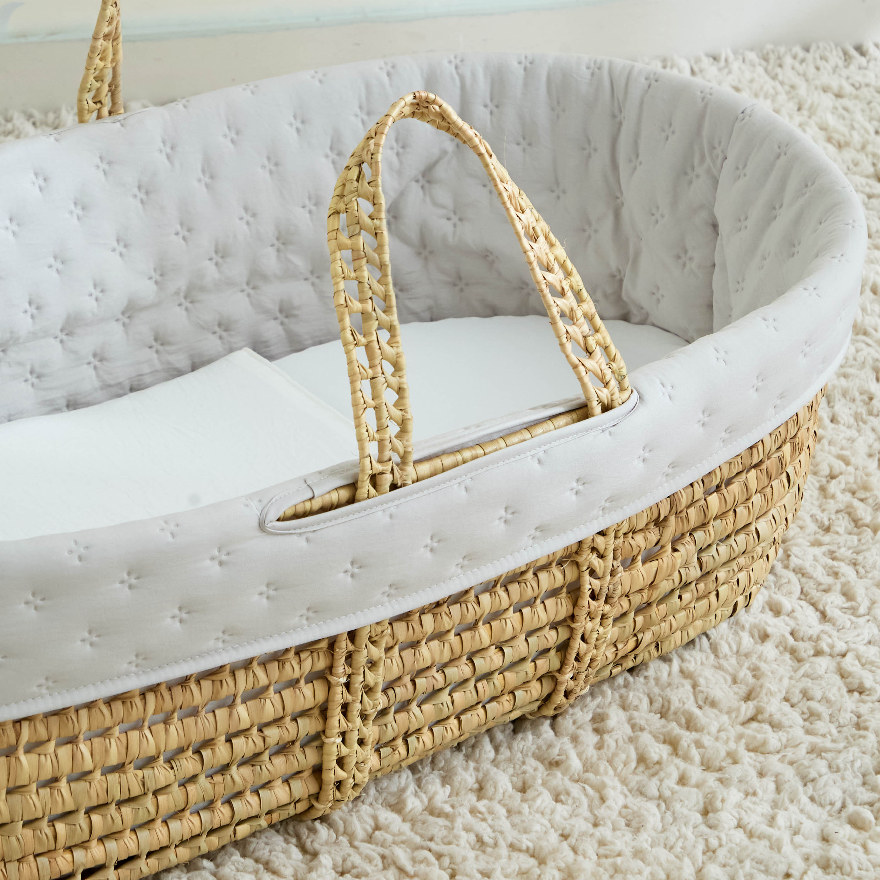 Cambrass Moses Basket with Handles-baby-nursery-furniture-mosesbaskets-image-6
