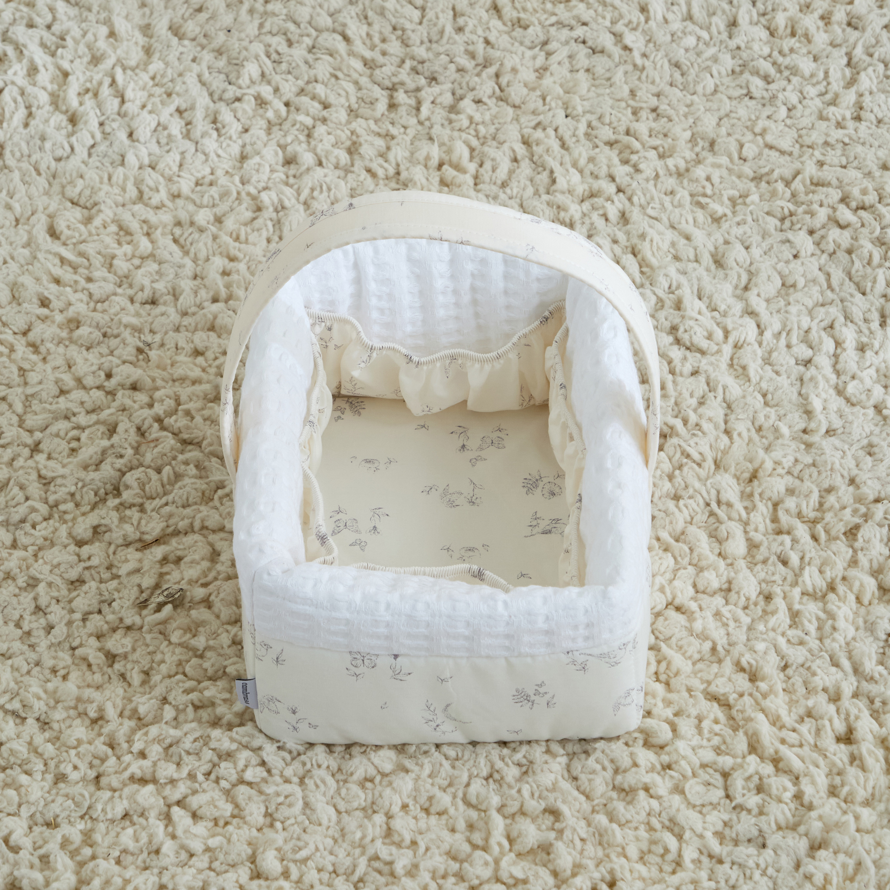 Cambrass Layette Basket with Pockets, 23x29x29 cm-baby-nursery-furniture-mosesbaskets-image-2