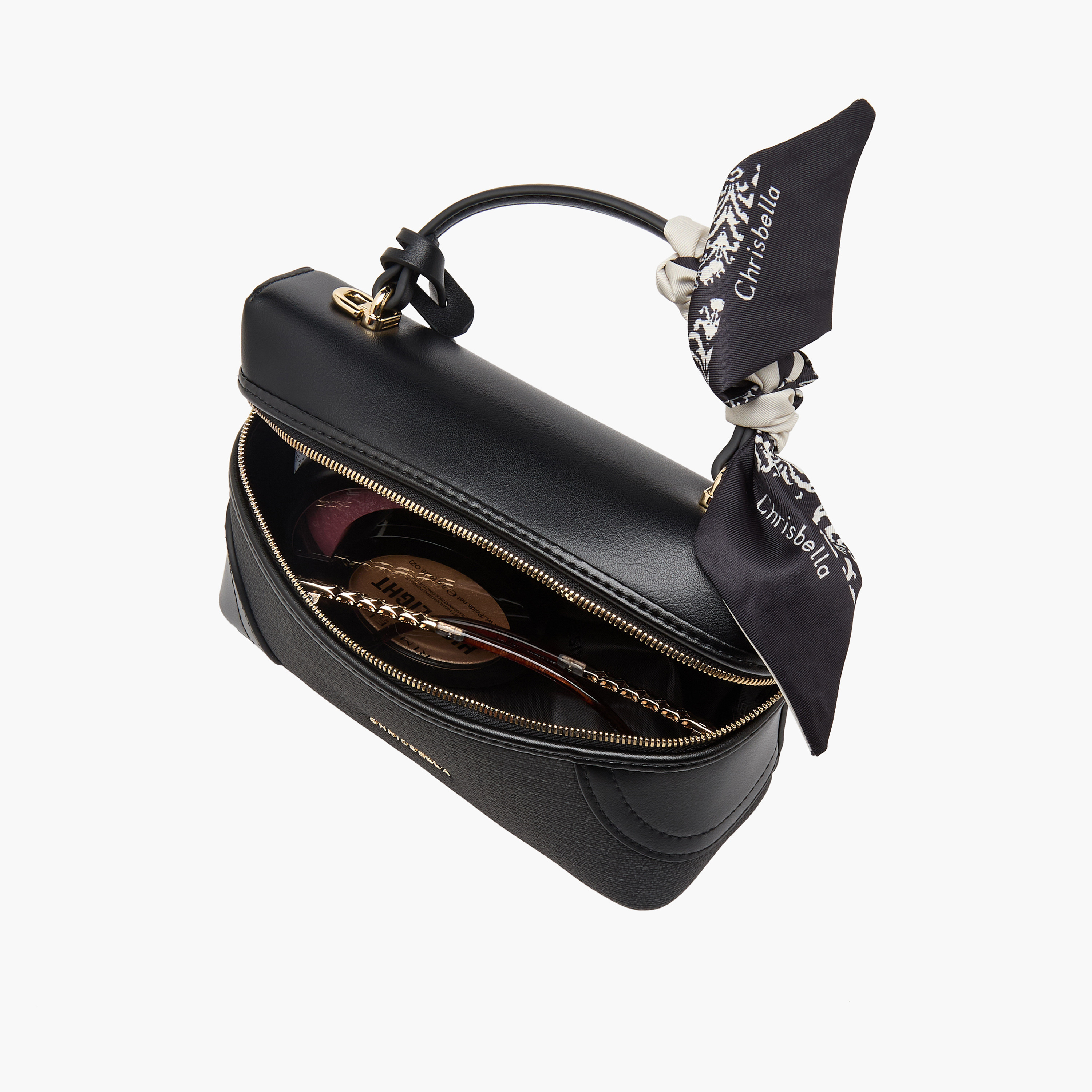 Chrisbella Scarf Accent Crossbody Bag with Pouch-women-bagsandwallets-handbags-image-11