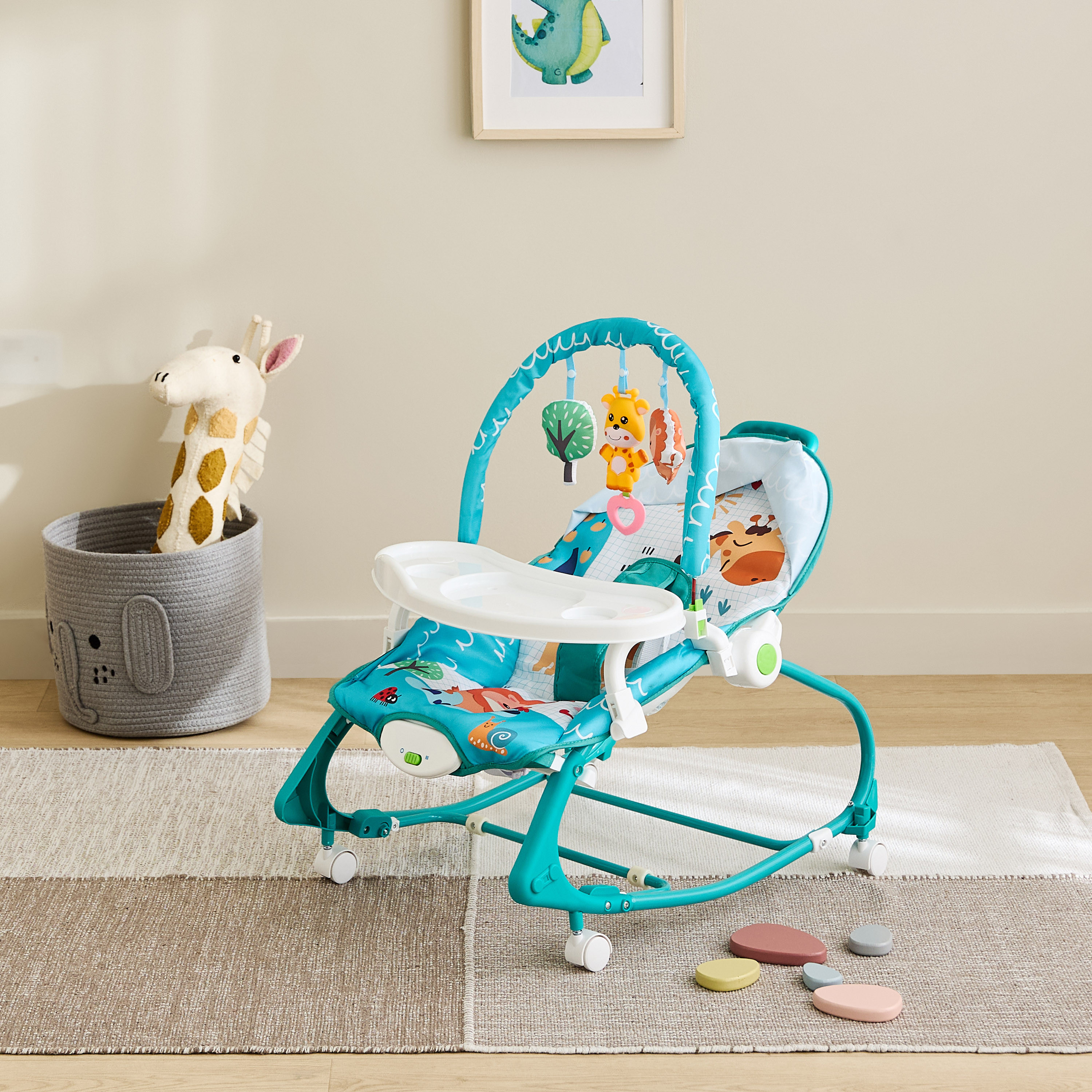 Juniors Jad Rocking Chair with Removable Tray-baby-infantactivity-rockers-image-1