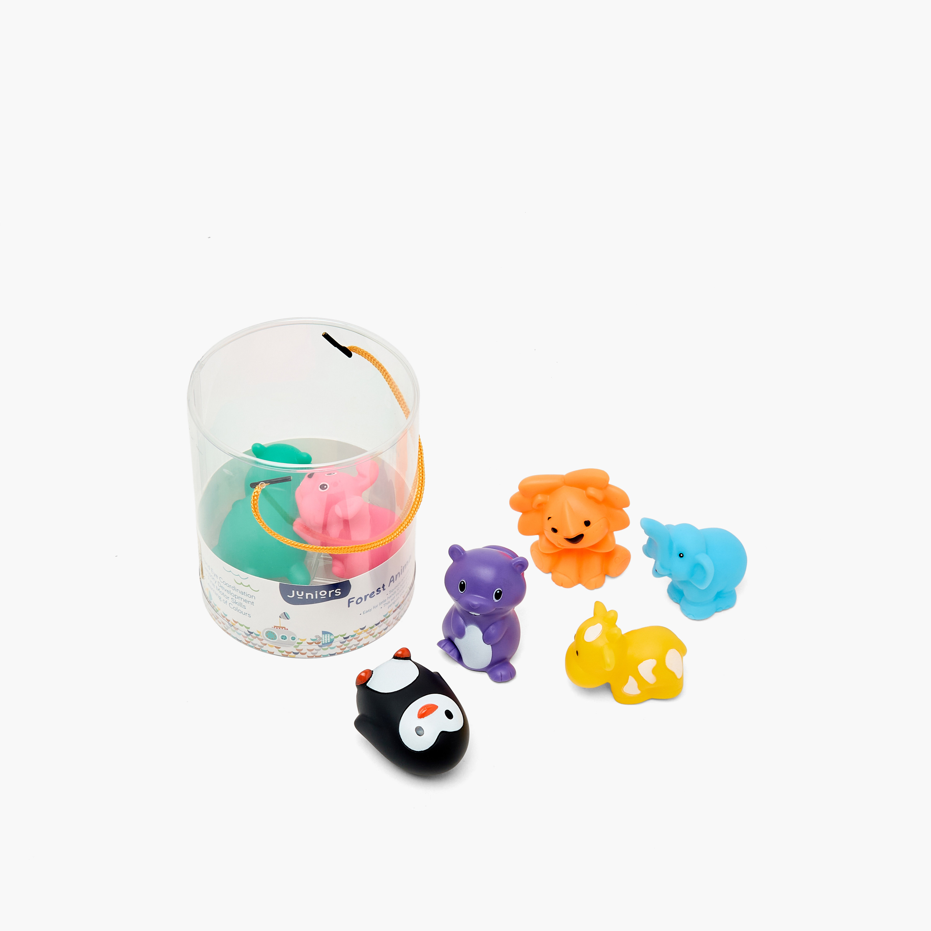 Pack of 8 Juniors Animal Bath Toys-beautyandpersonalcare-babycare-bathaccessories-image-1