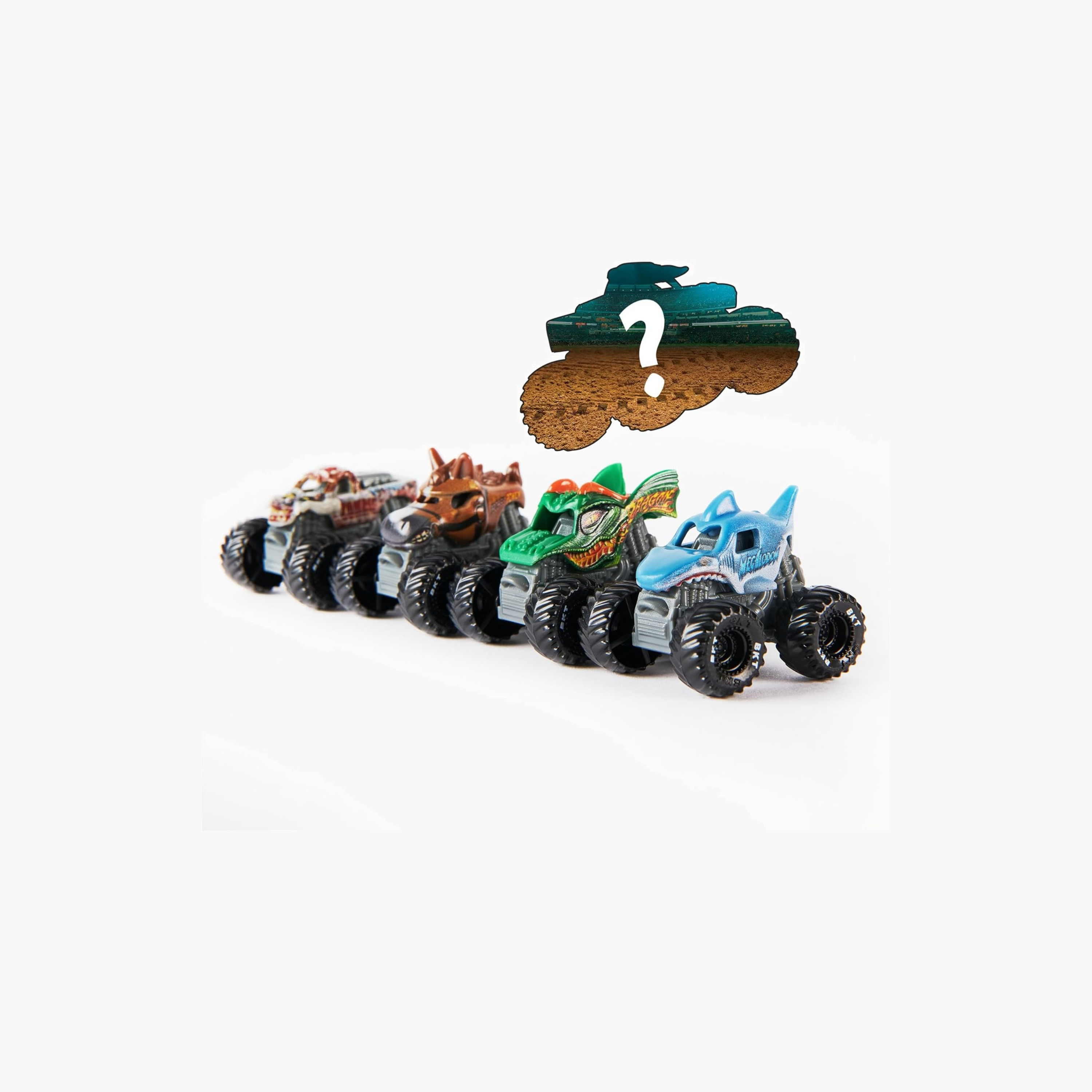 مجموعة مركبات حجم صغير 5 قطع من مونستر جام-toys-playvehicles-cars-image-2