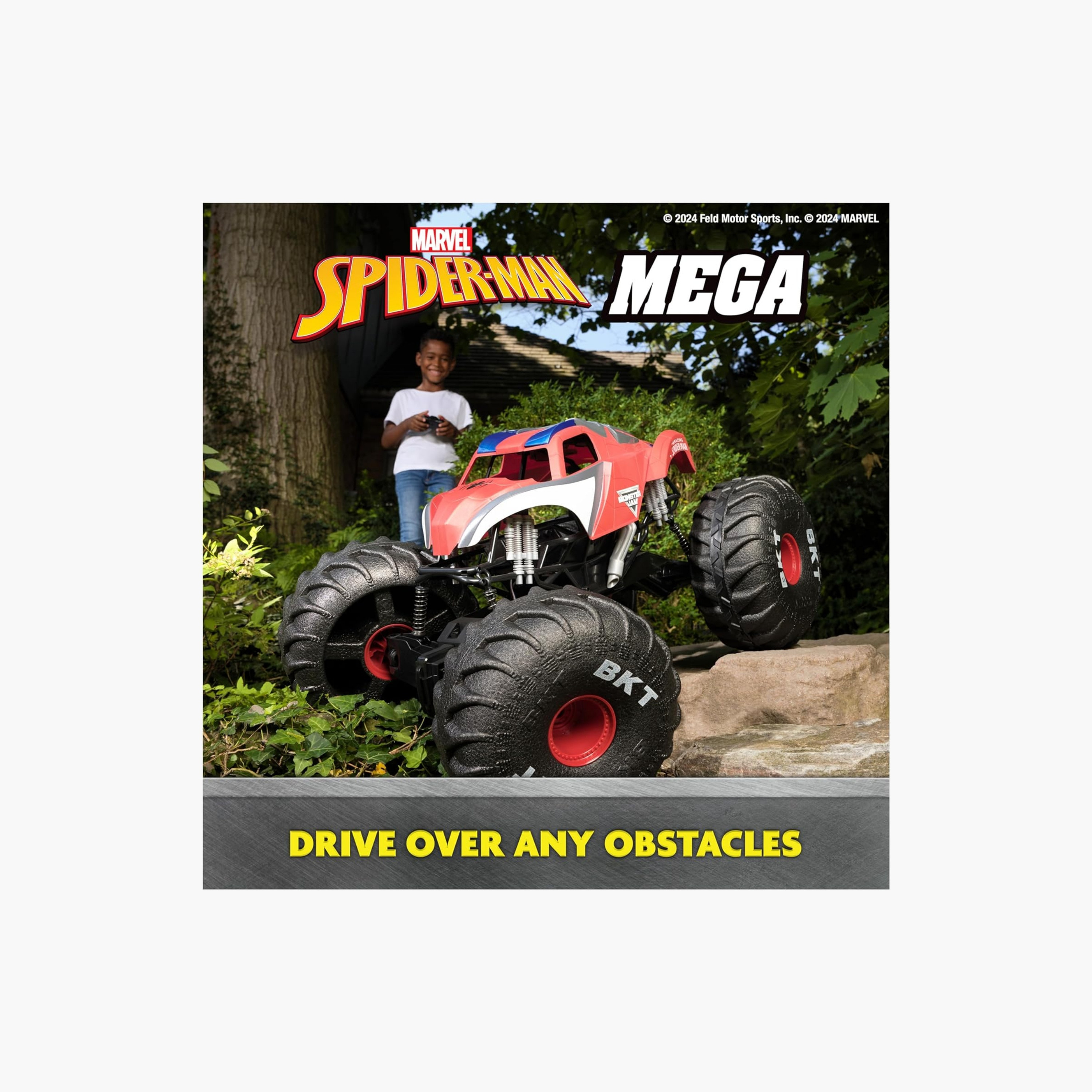 لعبة شاحنة سبايدر مان ميجا مارفل بجهاز تحكم عن بعد من مونستر جام-toys-remotecontrolledvehicles-rccars-image-5