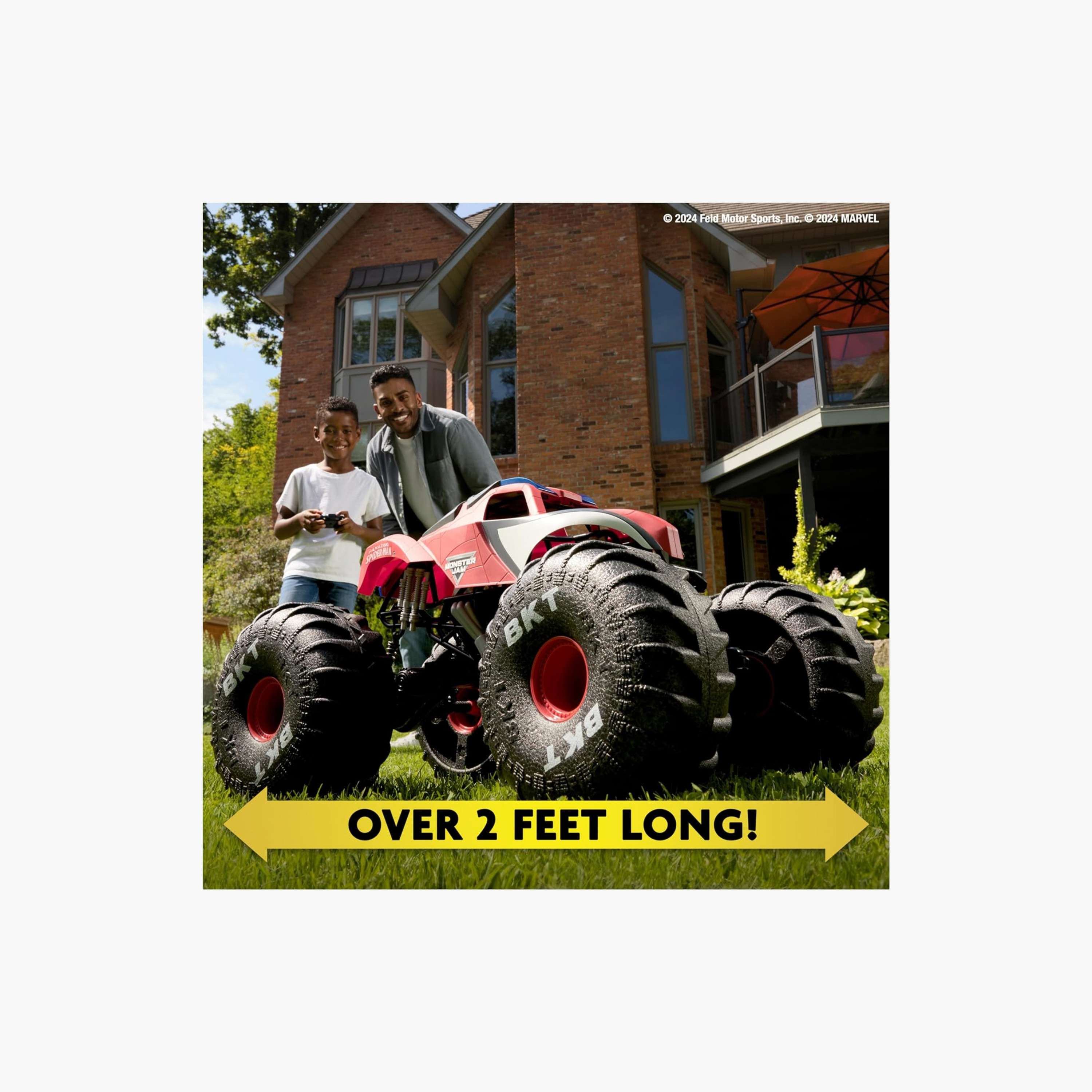 لعبة شاحنة سبايدر مان ميجا مارفل بجهاز تحكم عن بعد من مونستر جام-toys-remotecontrolledvehicles-rccars-image-2