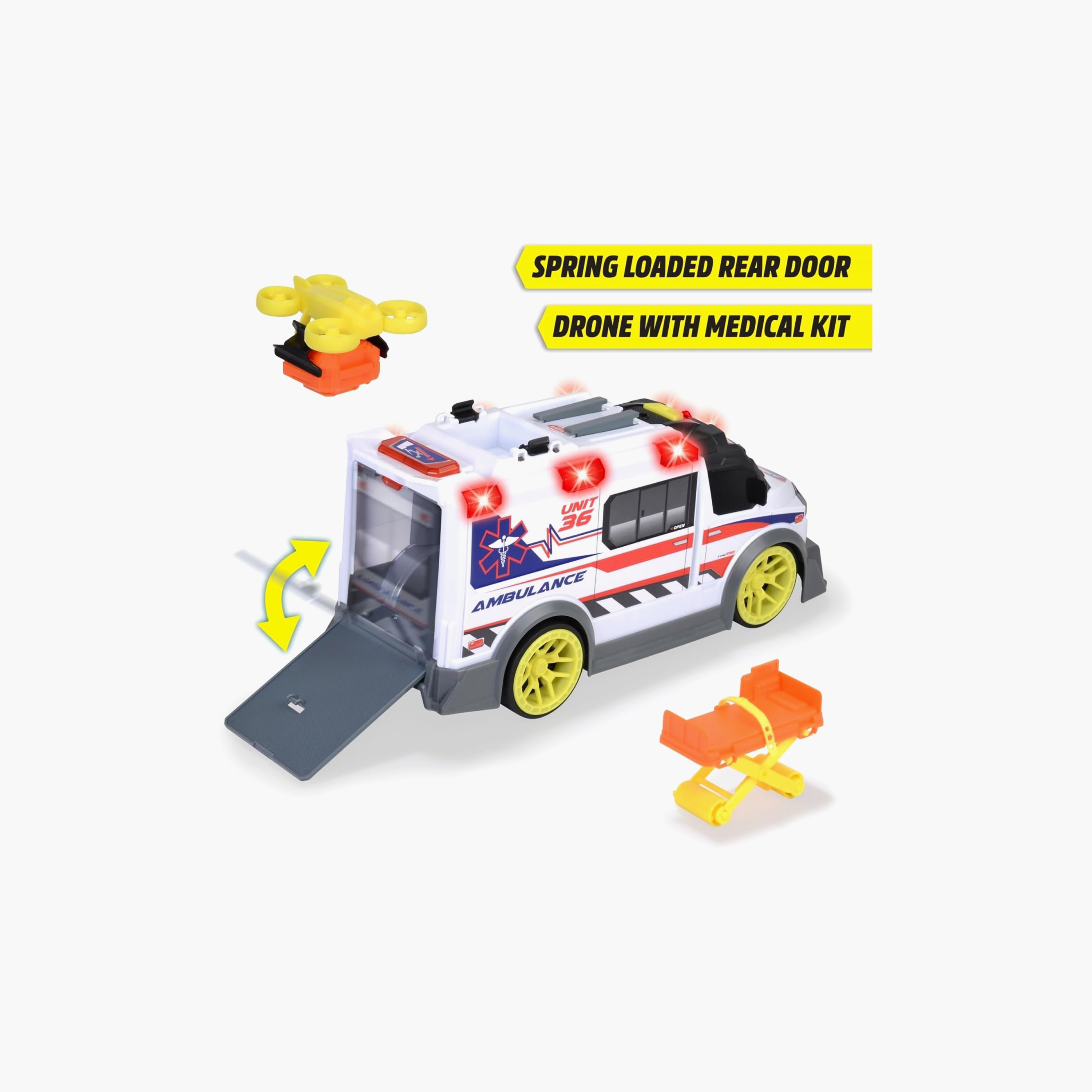 Dickie Ambulance with Light & Sound-toys-playvehicles-vehicleplaysets-image-6