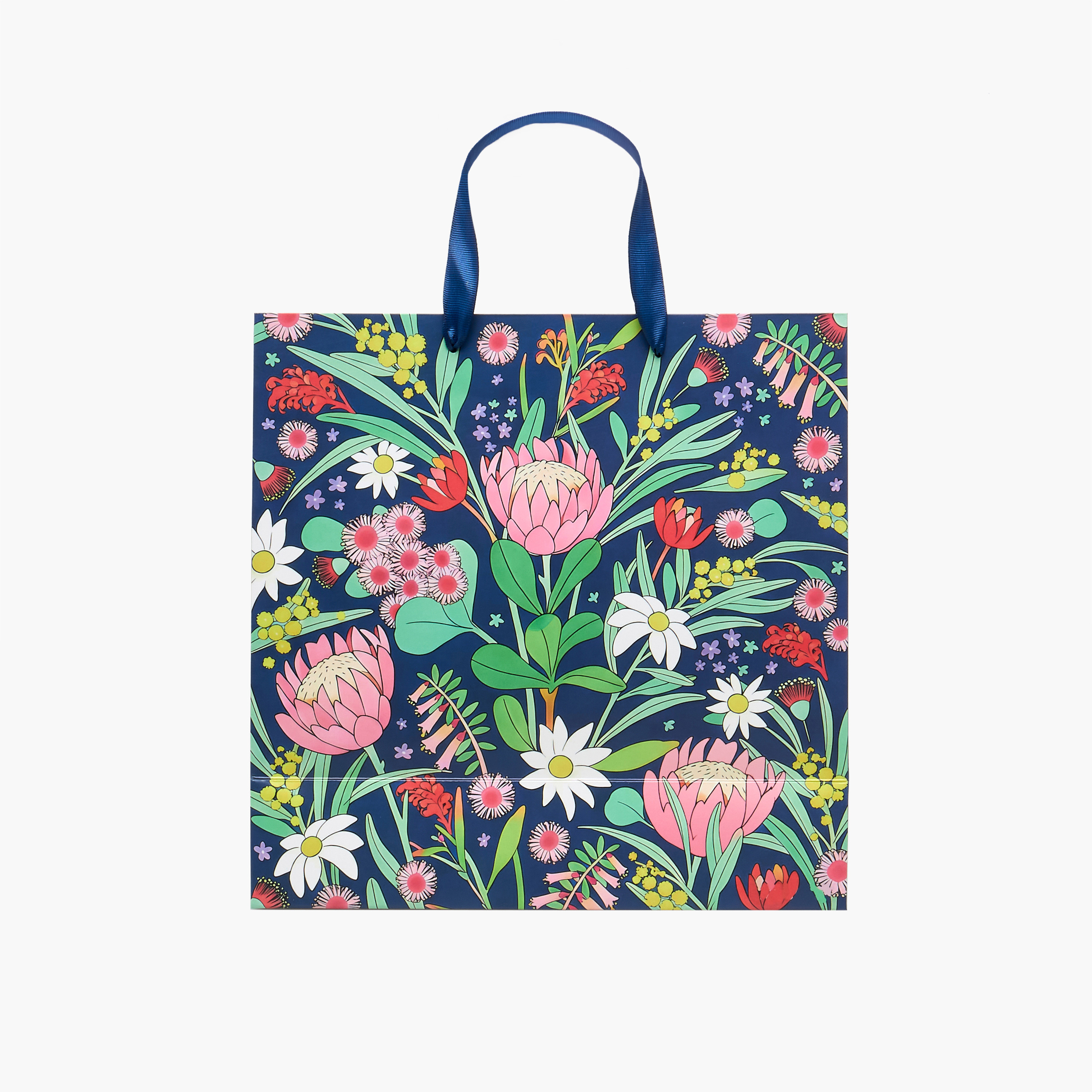 Findz Floral Print Paper Gift Bag - Large-household-giftingaccessories-giftings-image-1