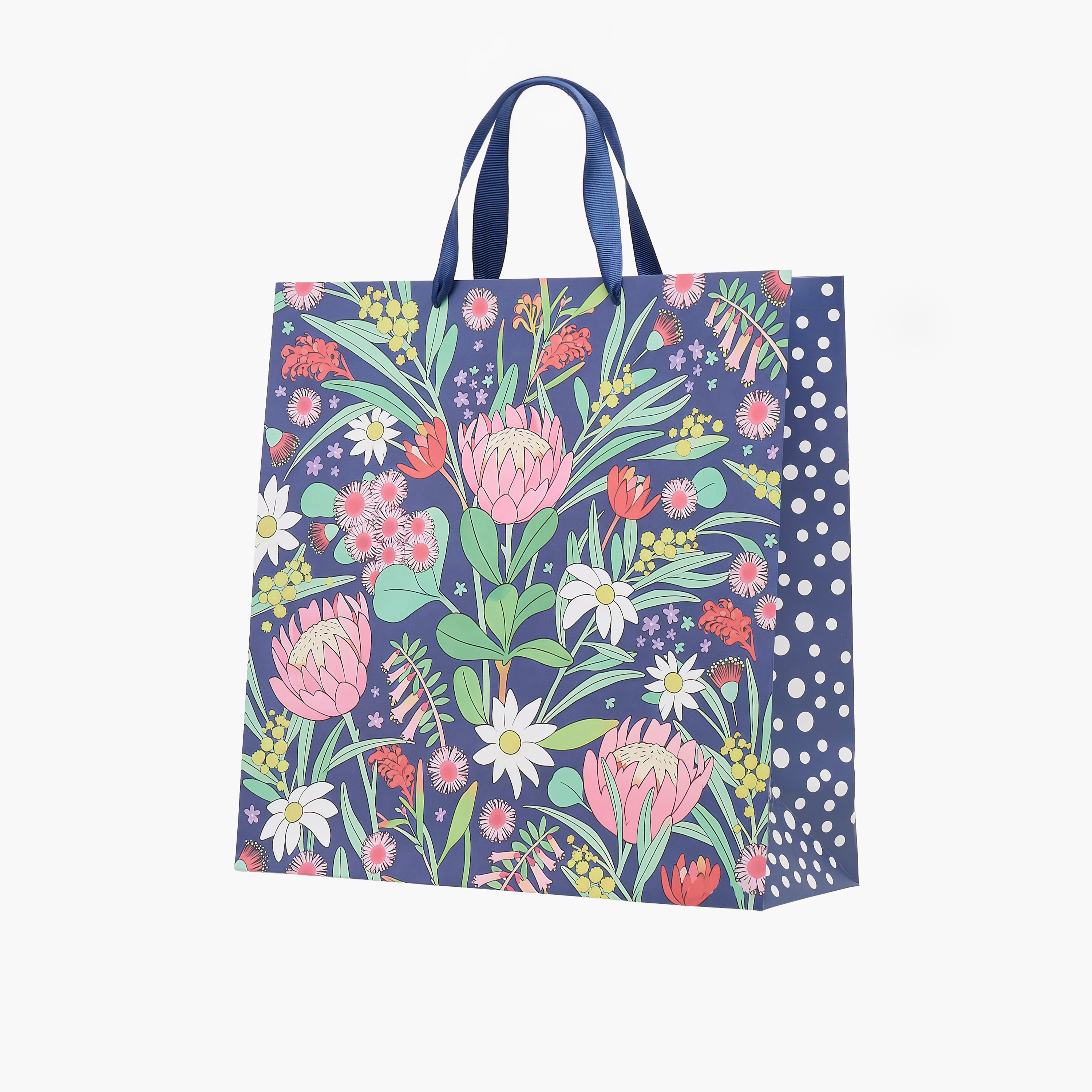 Findz Floral Print Paper Gift Bag - Extra Large-household-giftingaccessories-giftings-image-2