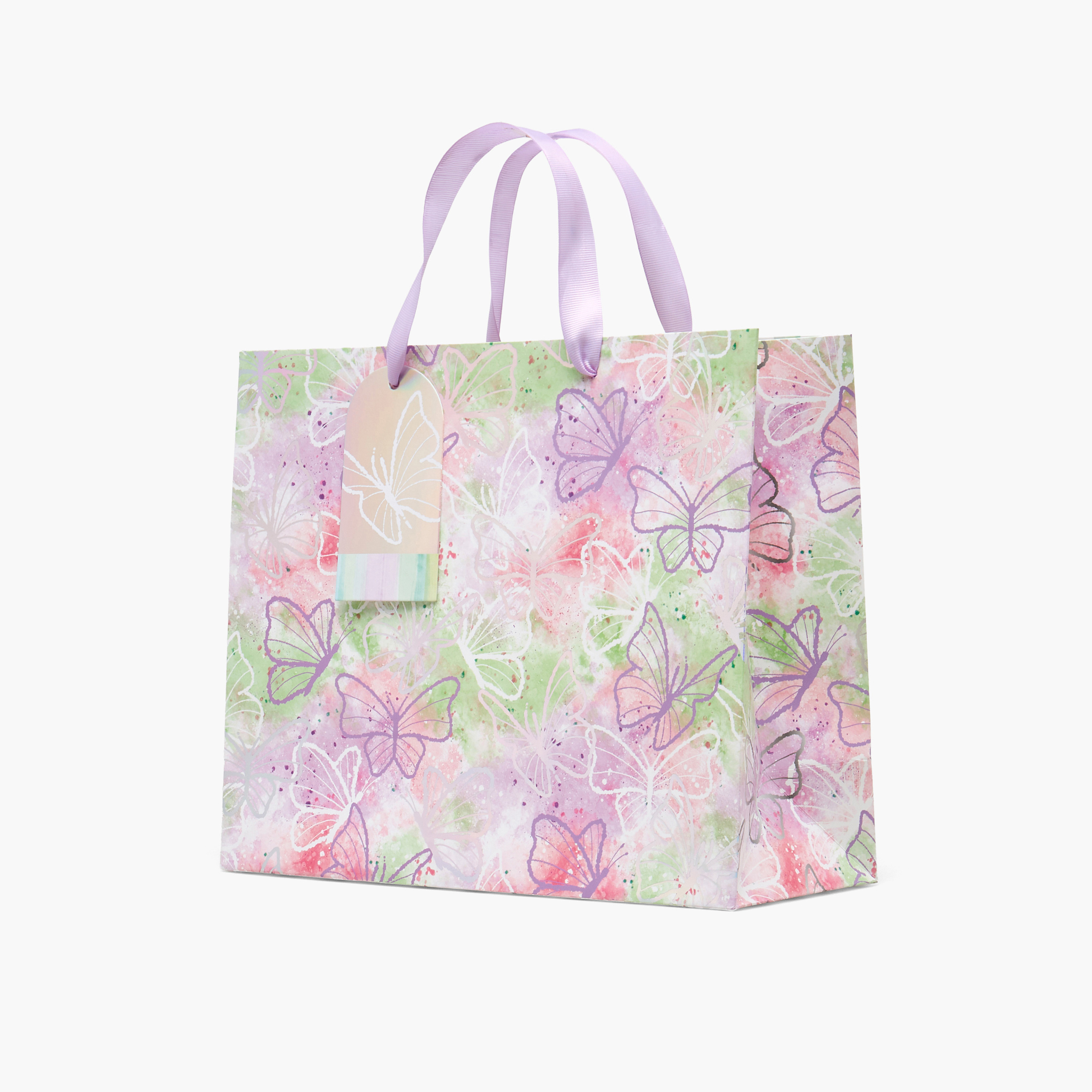Findz Butterfly Print Paper Gift Bag - Large-household-giftingaccessories-giftings-image-2