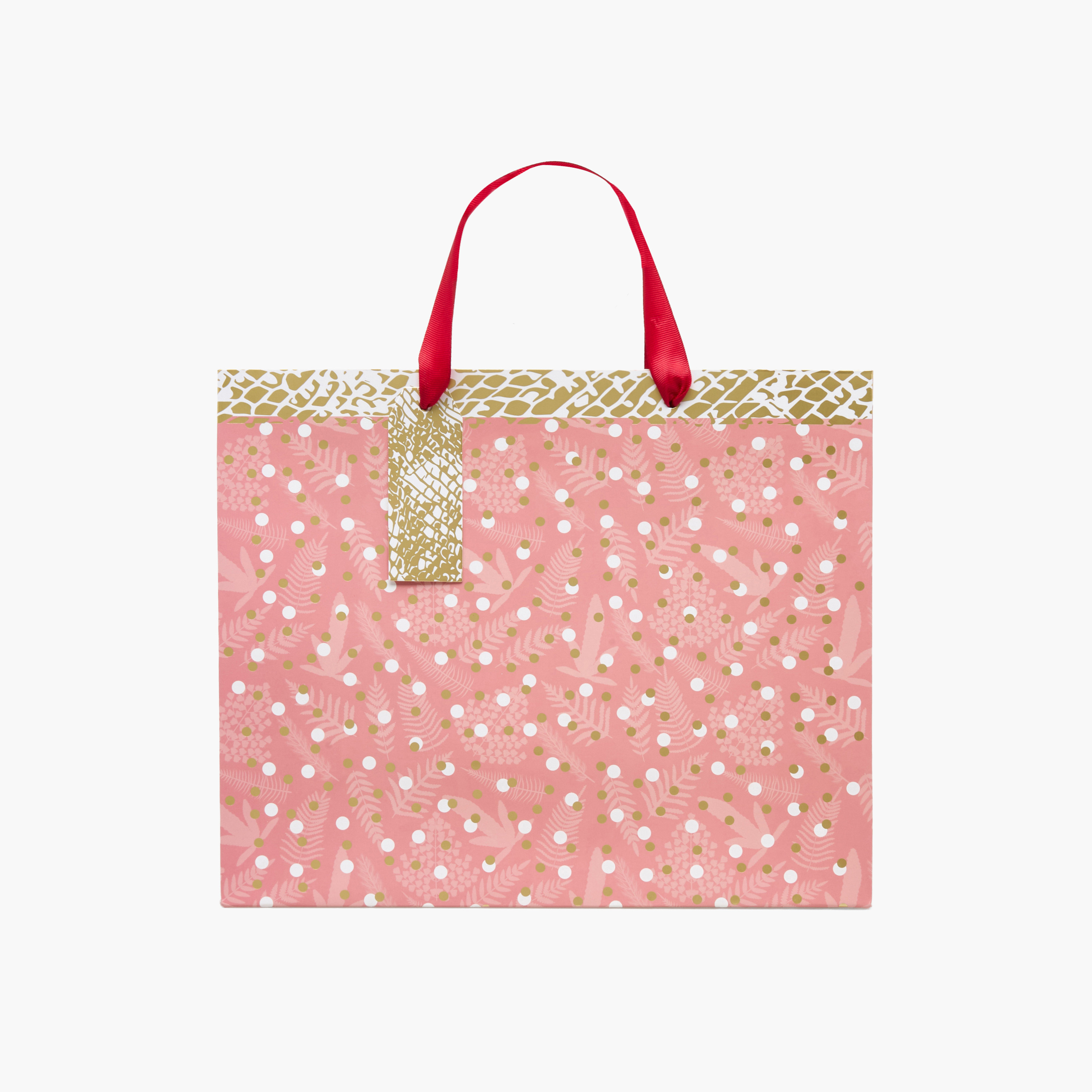 Findz Polka Dot Print Paper Gift Bag - Large-household-giftingaccessories-giftings-image-1