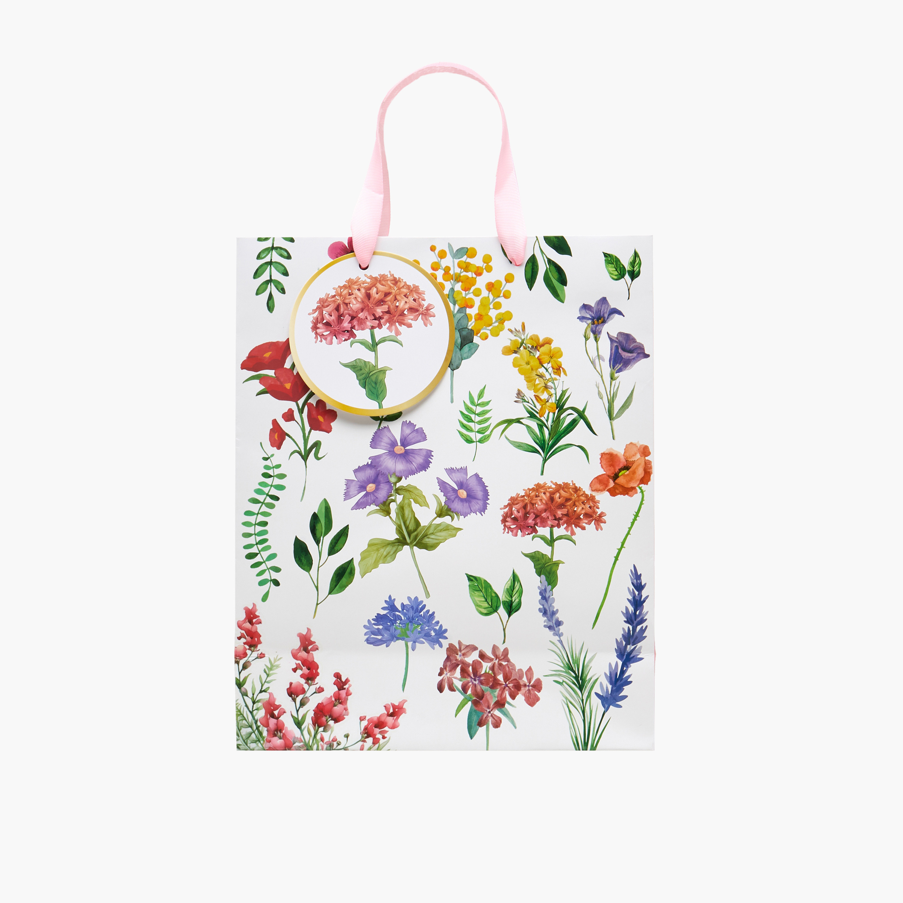 Findz Floral Print Paper Gift Bag - Large-household-giftingaccessories-giftings-image-1
