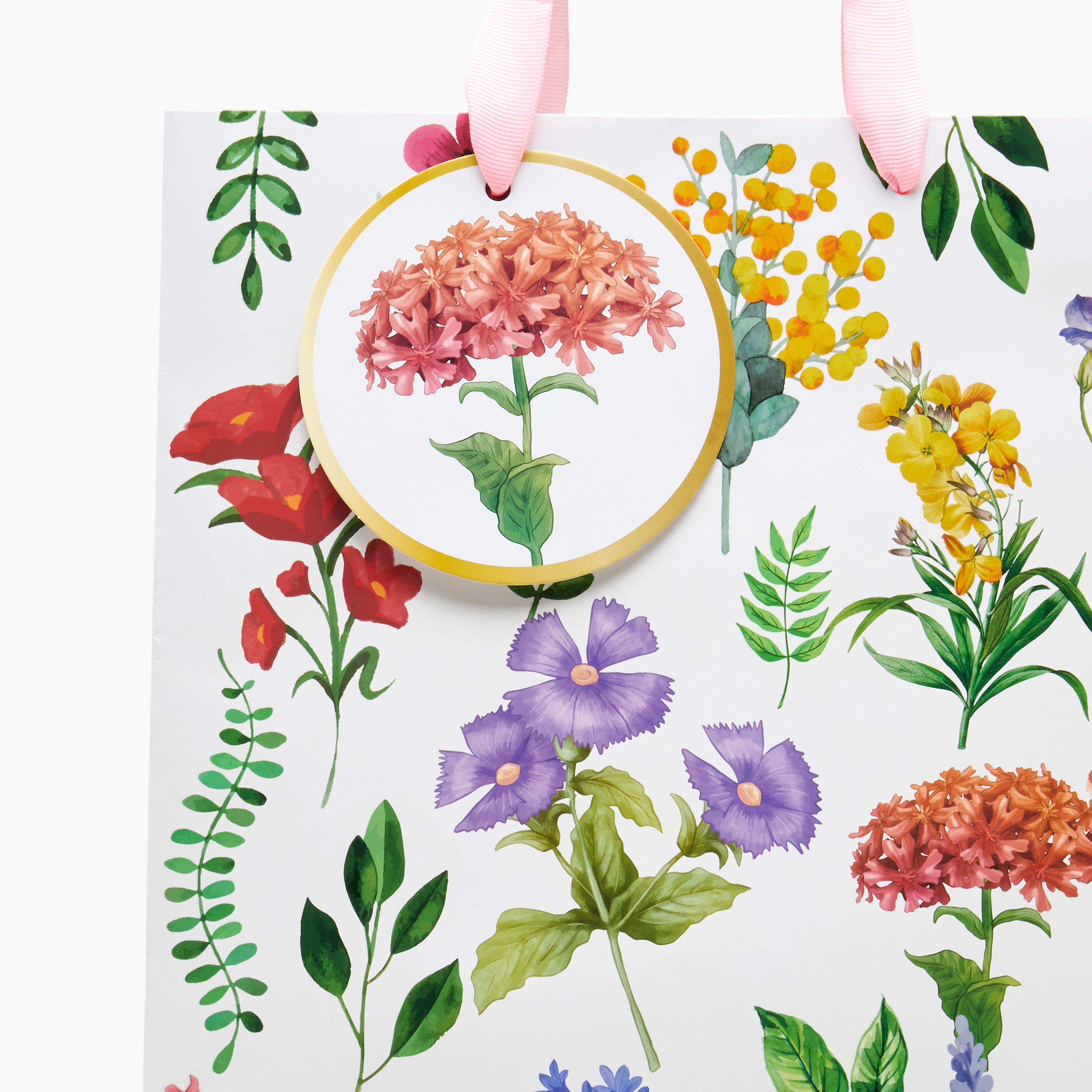 Findz Floral Print Paper Gift Bag - Large-household-giftingaccessories-giftings-image-3