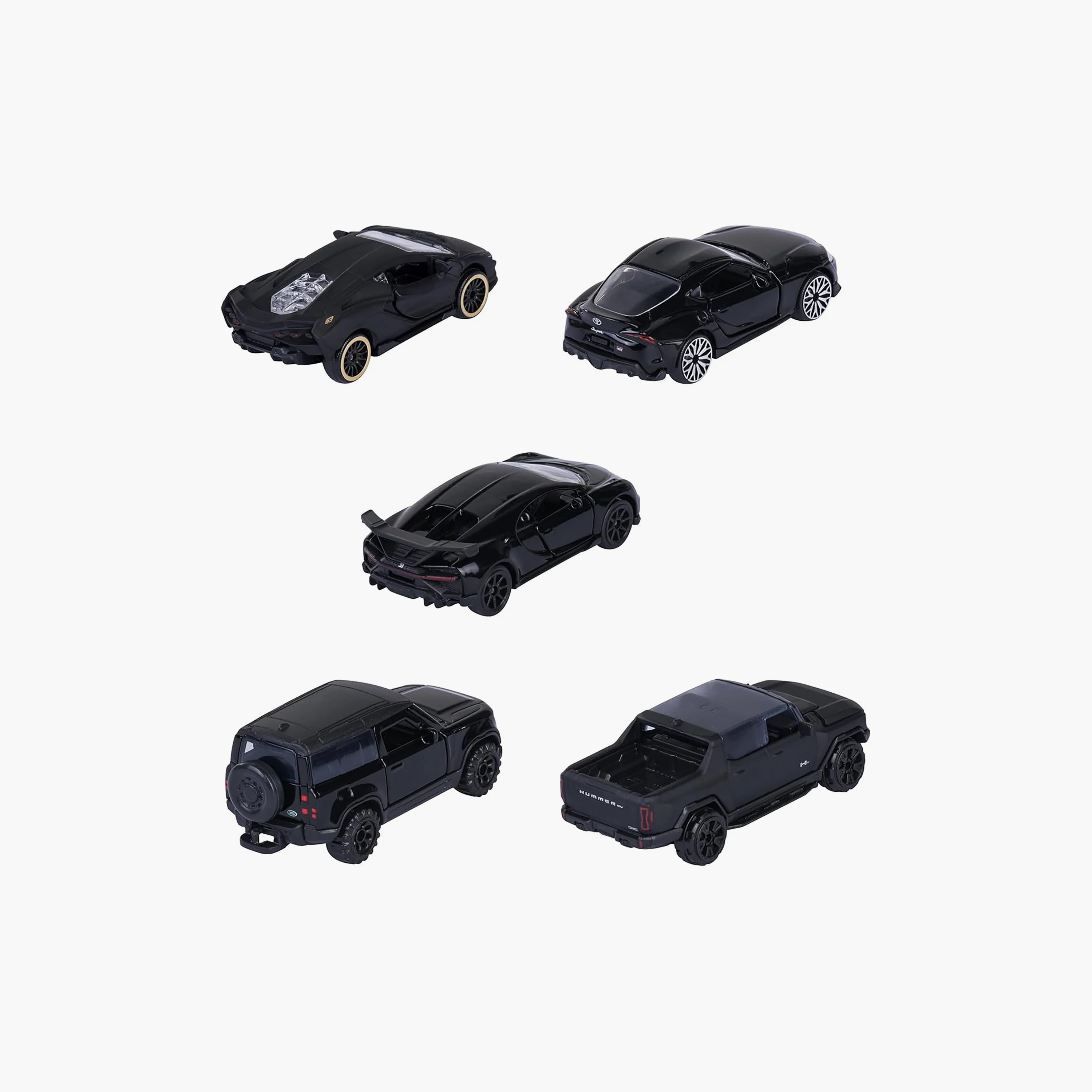 مجموعة سيارات لعبة سوداء 5 قطع من ماجوريت-toys-carsandvehicles-image-1
