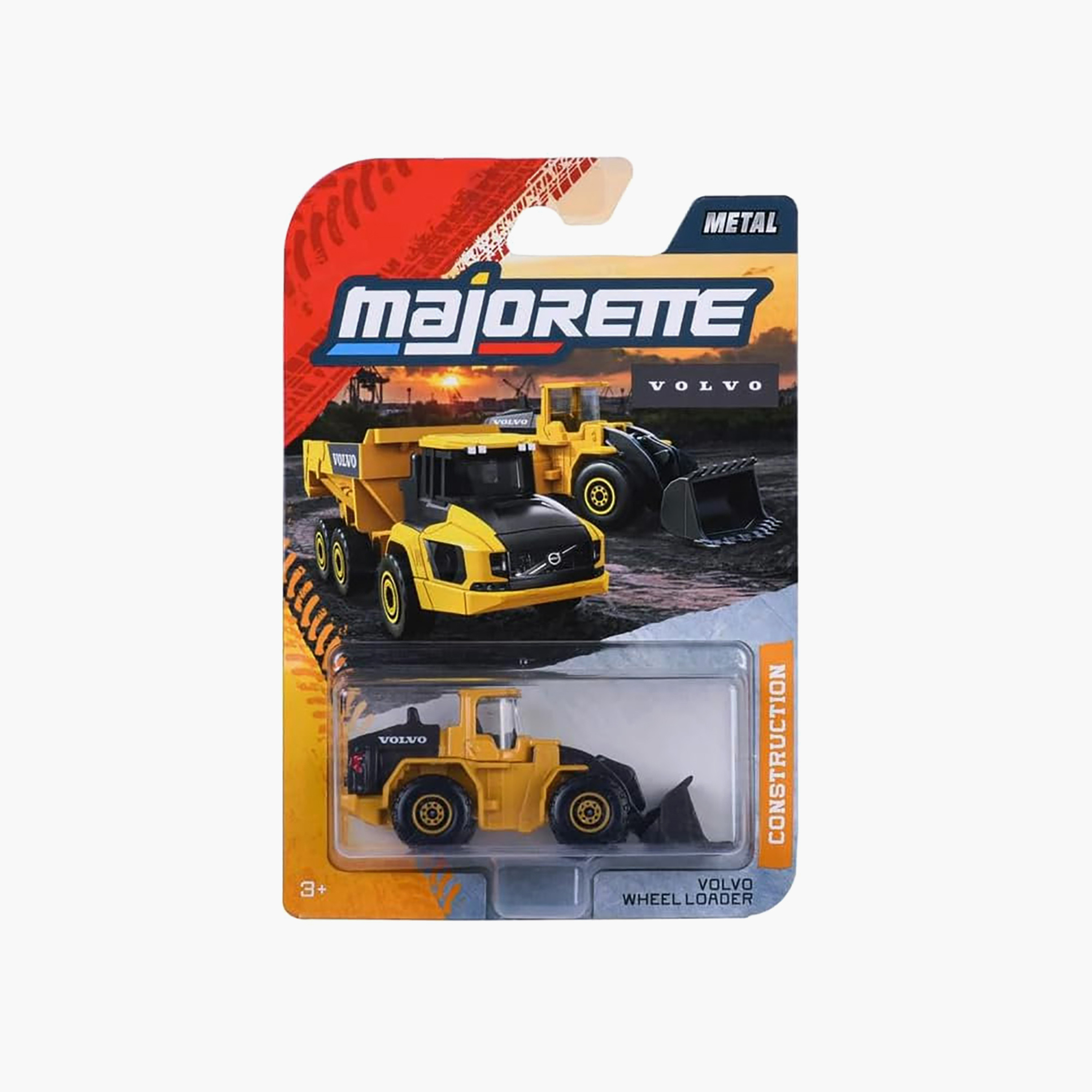 Majorette 1:64 Scale Diecast Volvo Construction - 7.5 cm - Assorted-toys-playvehicles-diecastcars-image-3