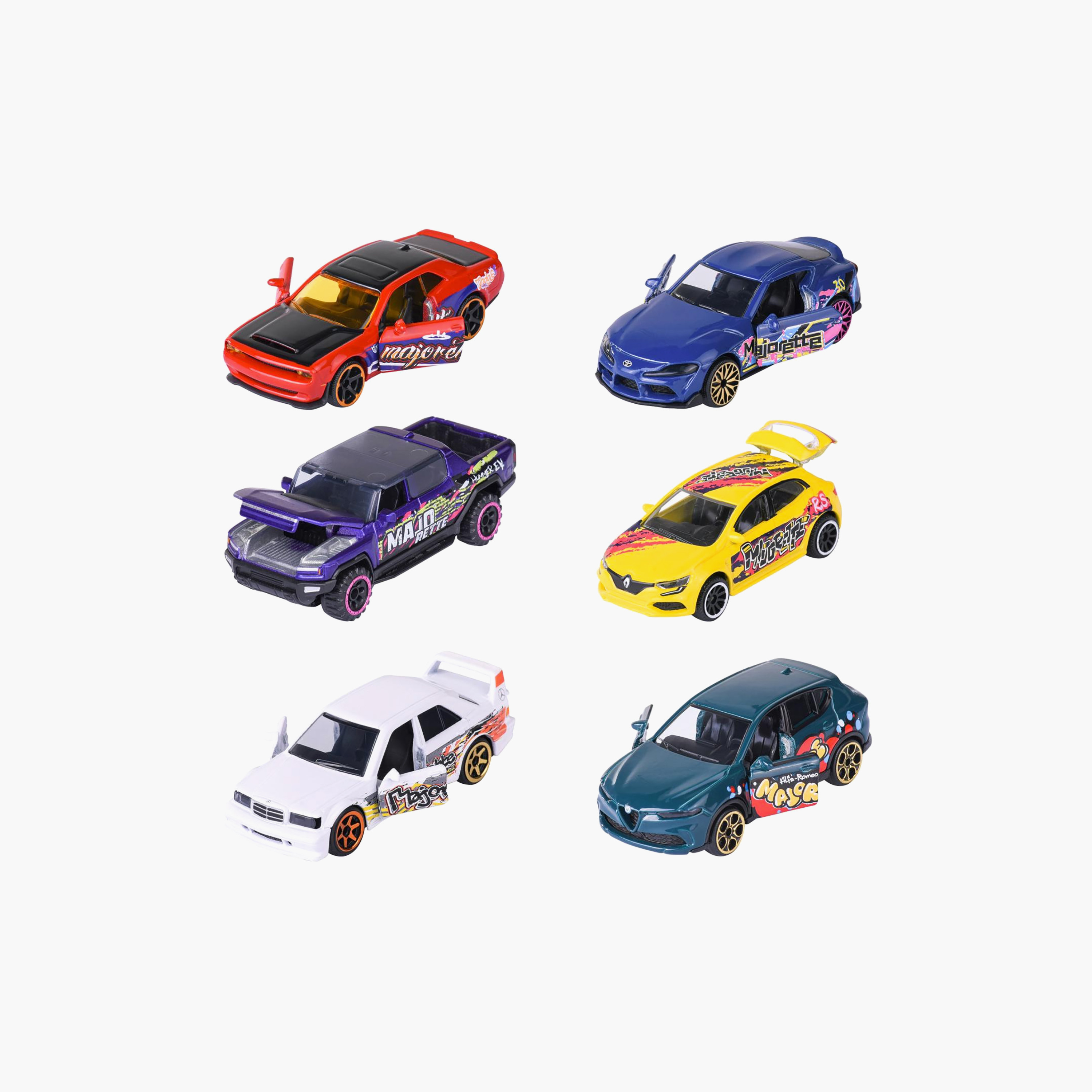 سيارة مصبوبة بريميوم غرافيتي من ماجوريت - 7.5 سم - متنوعة-toys-playvehicles-diecastcars-image-3