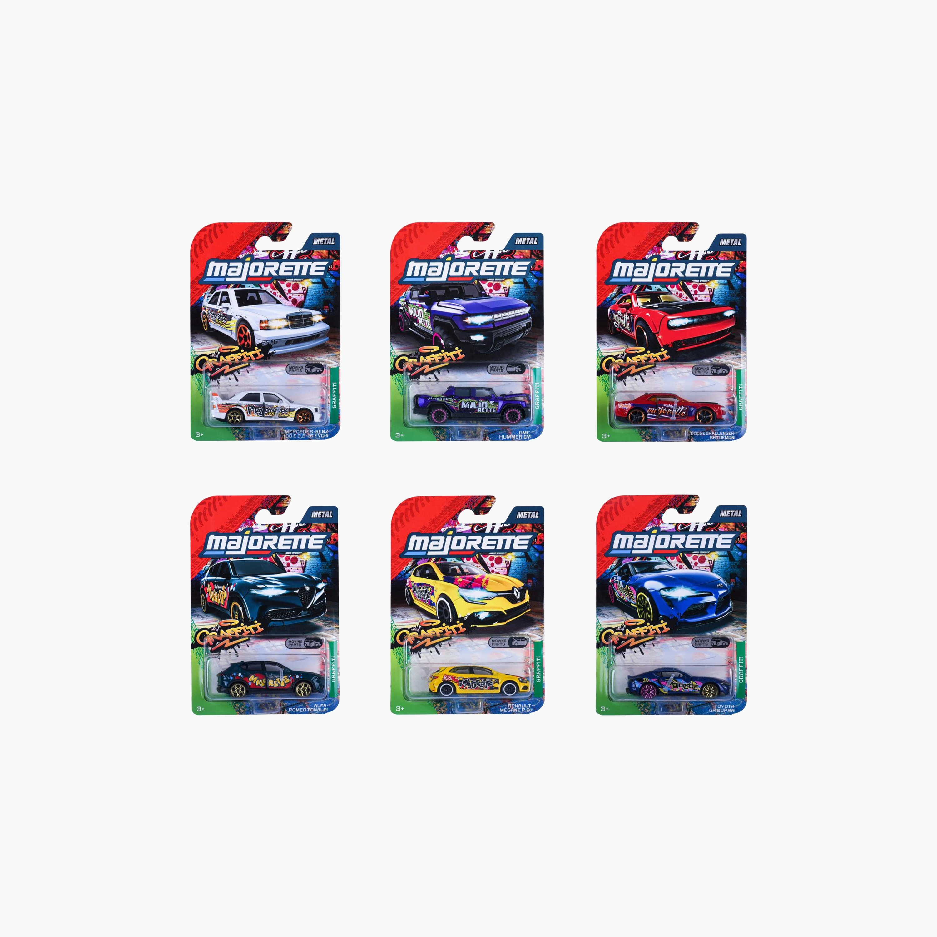 سيارة مصبوبة بريميوم غرافيتي من ماجوريت - 7.5 سم - متنوعة-toys-playvehicles-diecastcars-image-5