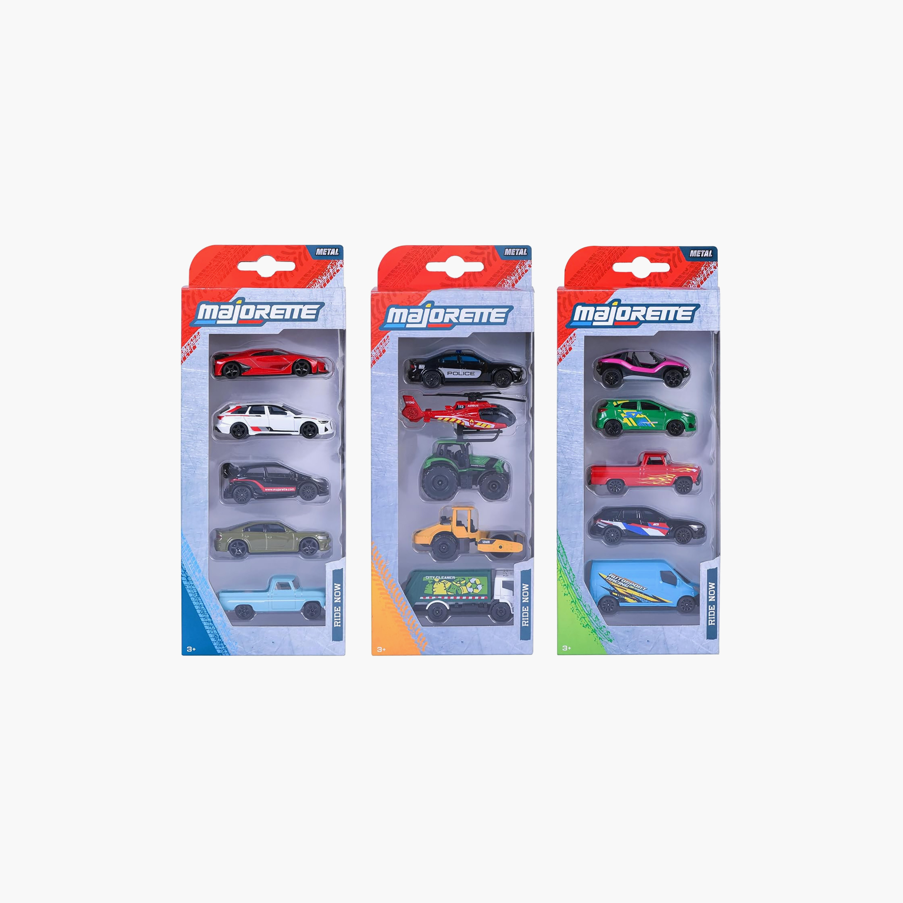 Majorette 5-Piece 1:64 Scale Diecast Street Cars Set - 7.5 cm - Assorted-toys-playvehicles-diecastcars-image-3