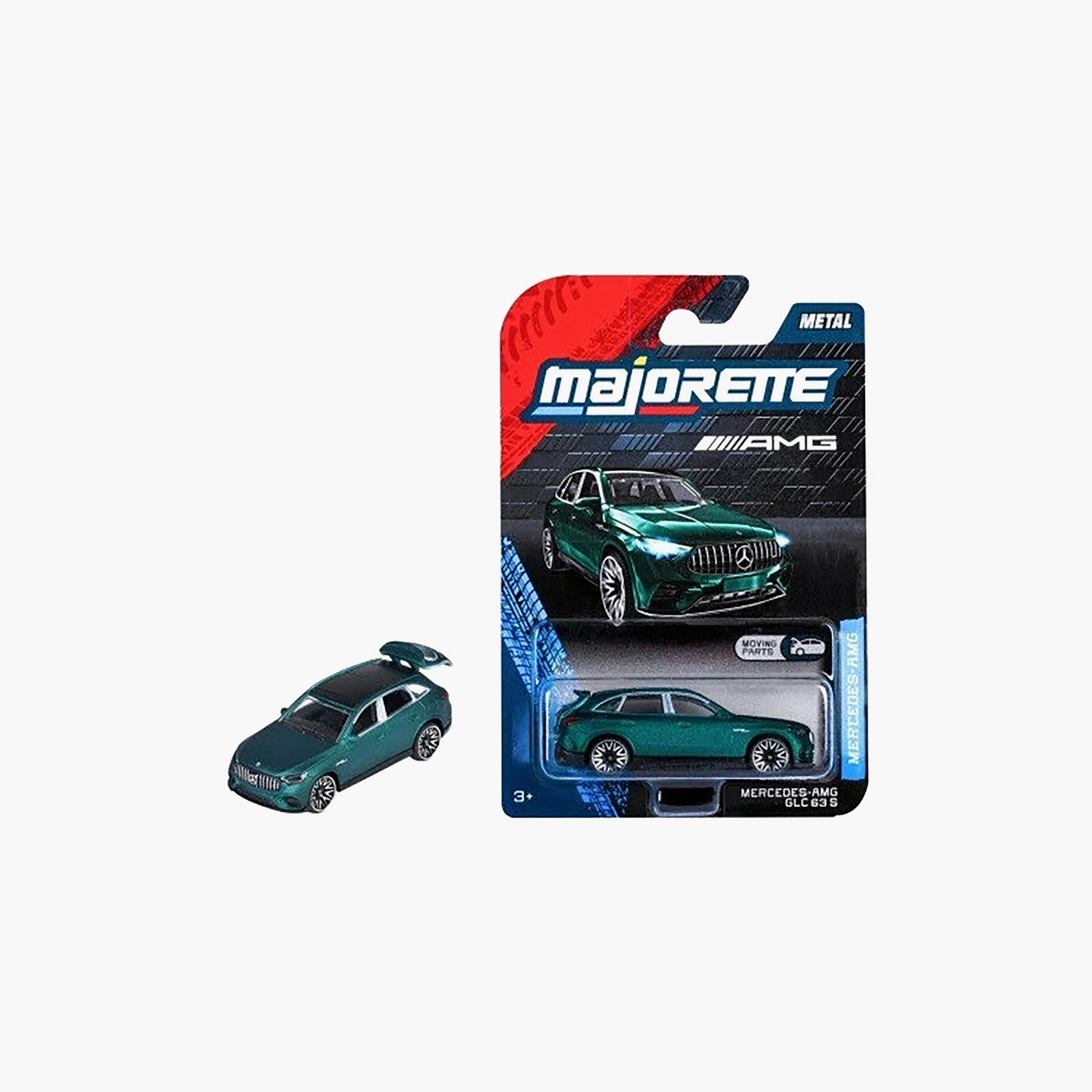 سيارة مرسيدس-AMG GLC 63 S بمقياس 1:64 من ماجوريت - أخضر-toys-playvehicles-diecastcars-image-1