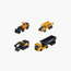 Pack of 4 Majorette Volvo Construction Vehicle Toy-toys-carsandvehicles-image-1