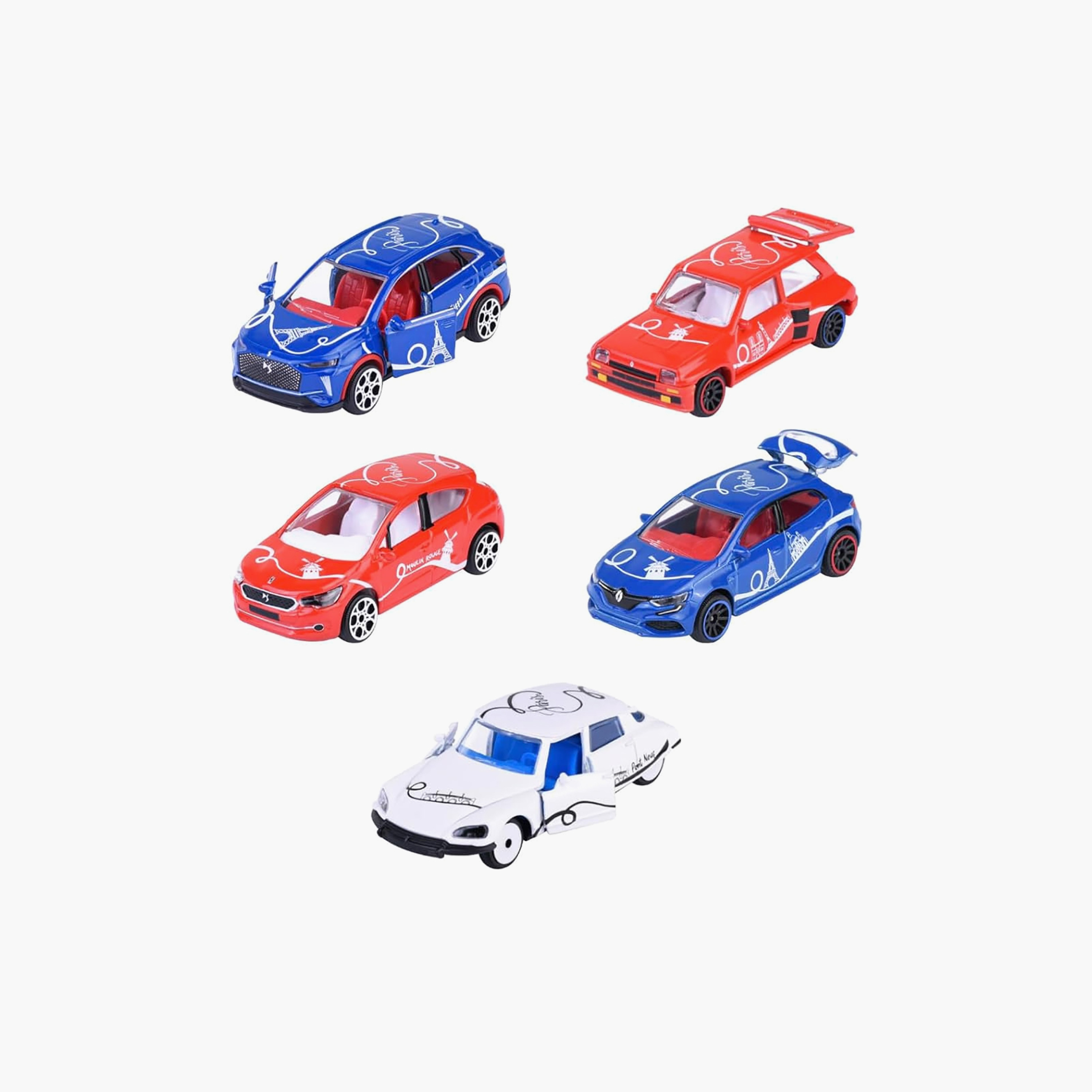 Majorette French Touch Toy Car Gift Pack - Set of 5-toys-playvehicles-diecastcars-image-1