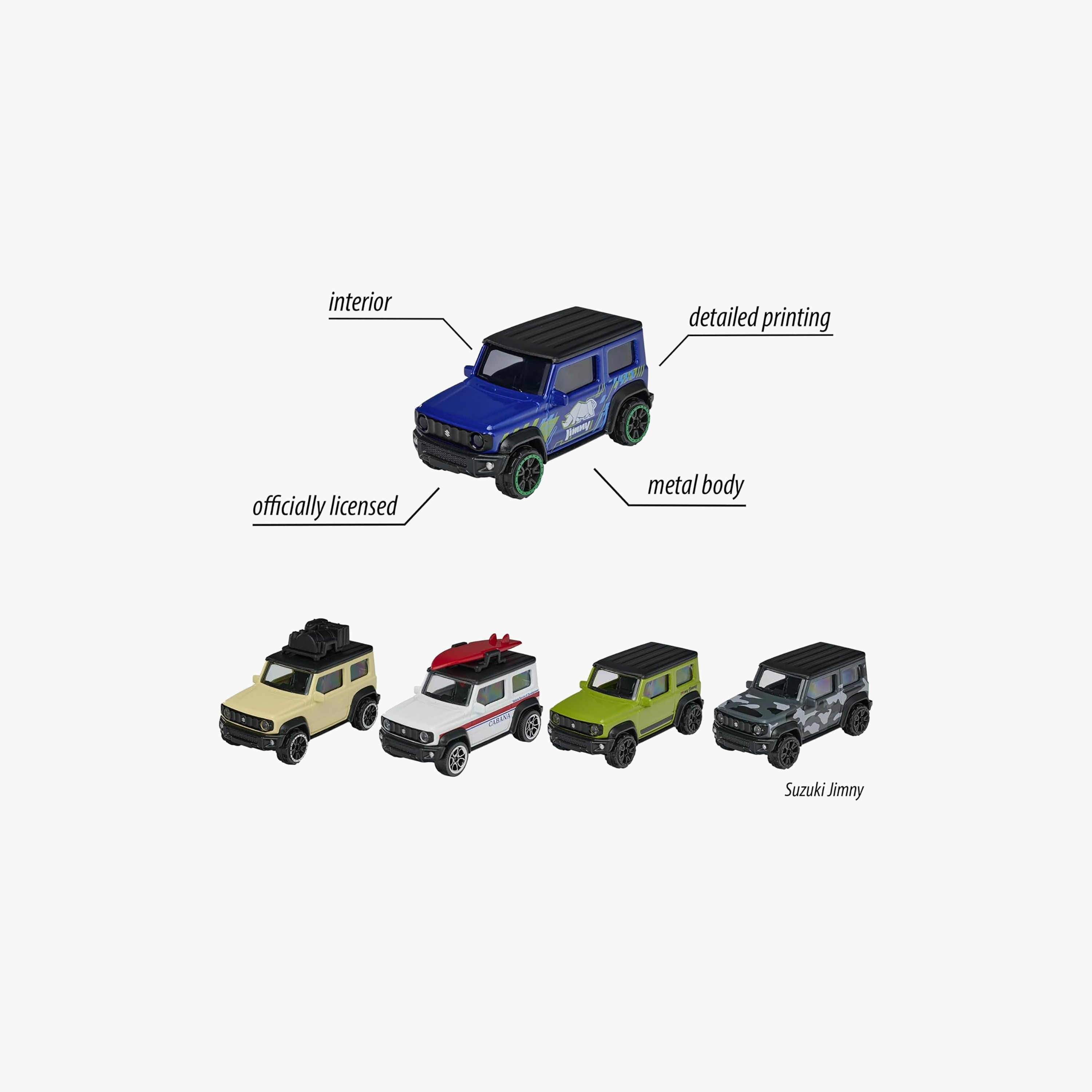 مجموعة هدايا سوزوكي جيمني من ماجوريت، 5 قطع-toys-playvehicles-diecastcars-image-5