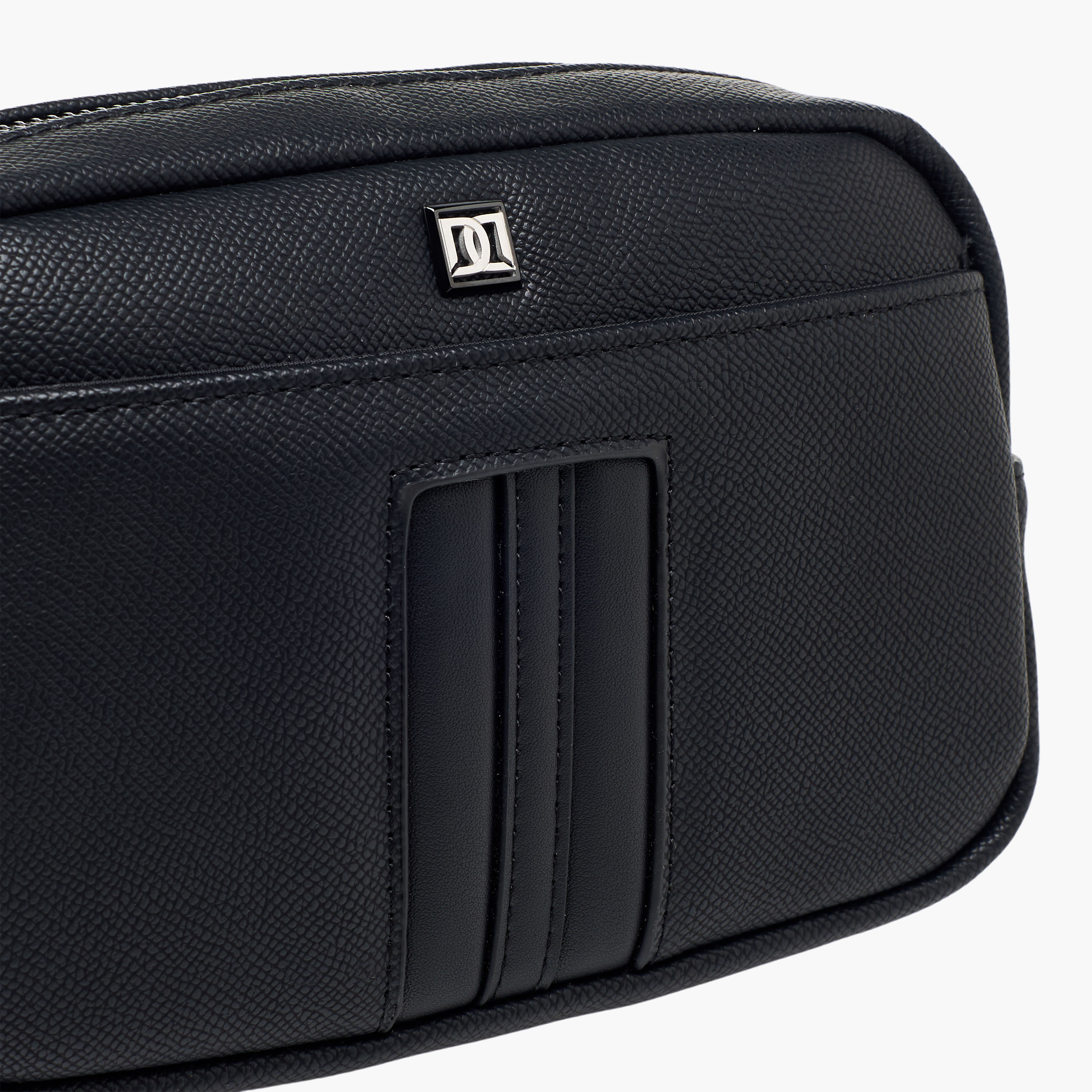 Duchini Men Textured Wristlet Pouch Bag-men-bags-image-5