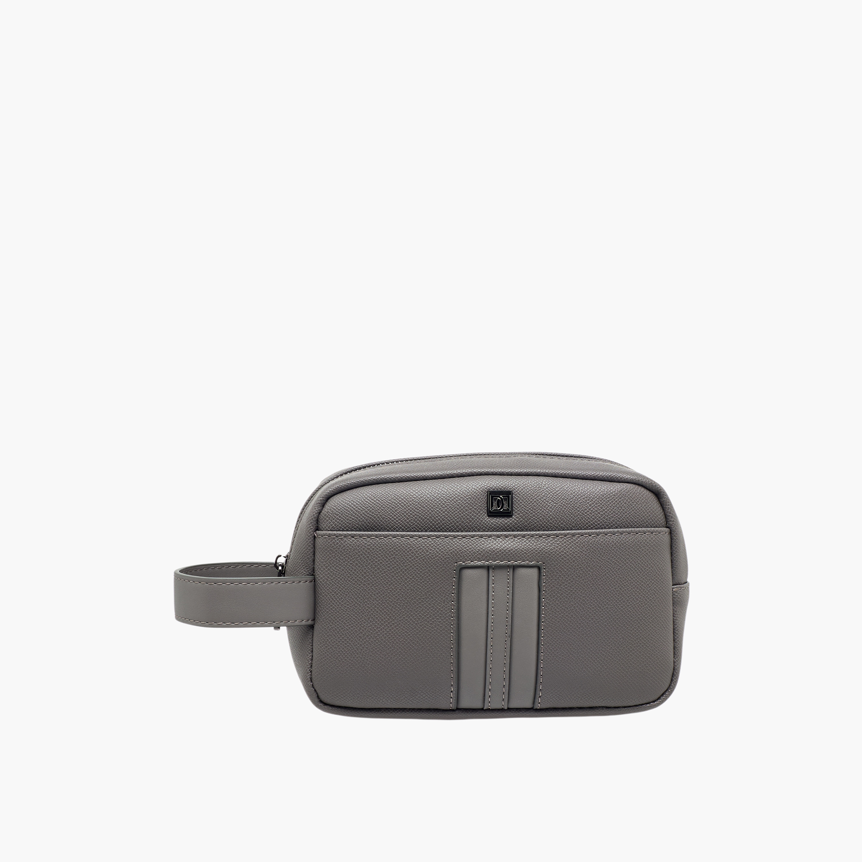 Duchini Men Textured Wristlet Pouch Bag-men-bags-image-1