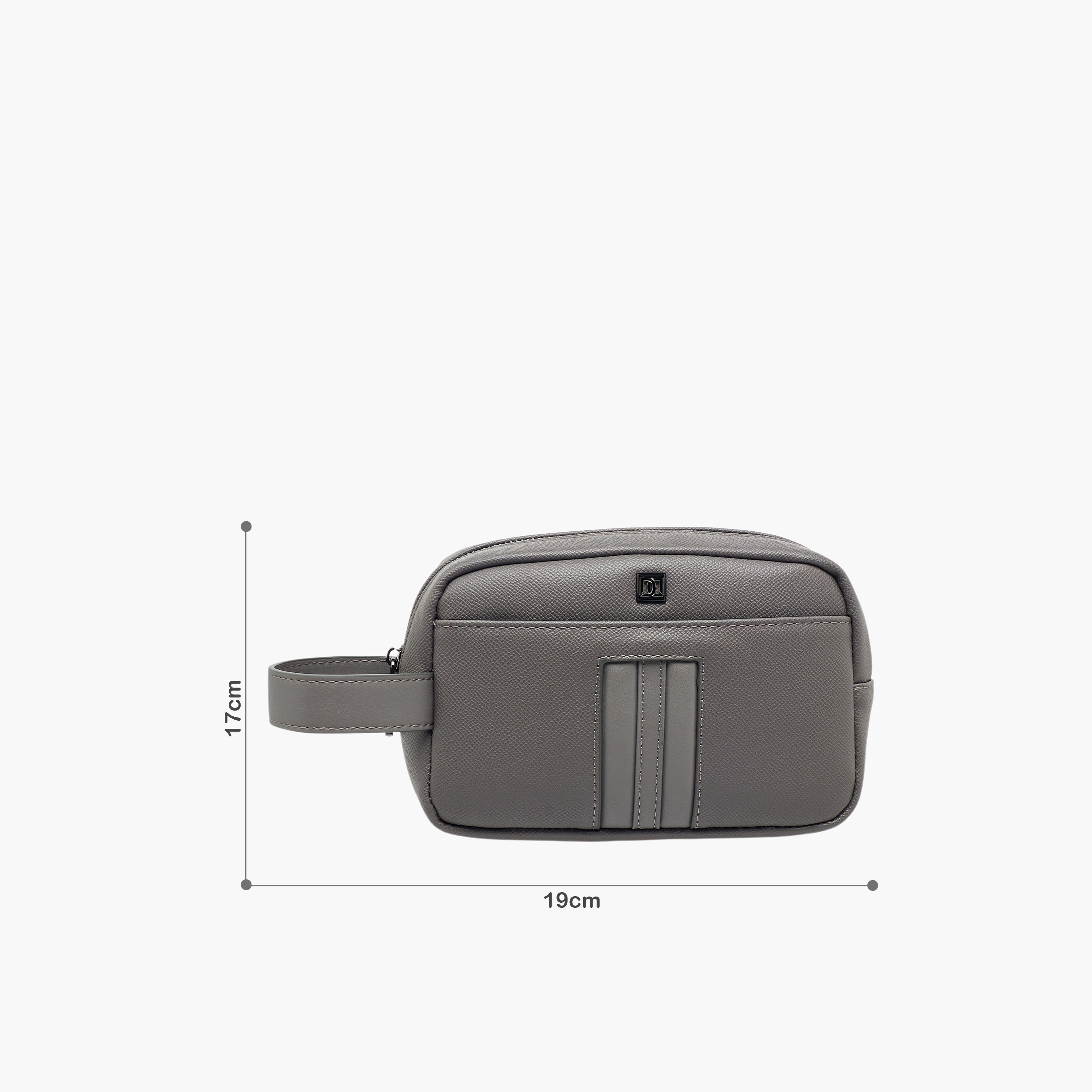 Duchini Men Textured Wristlet Pouch Bag-men-bags-image-2