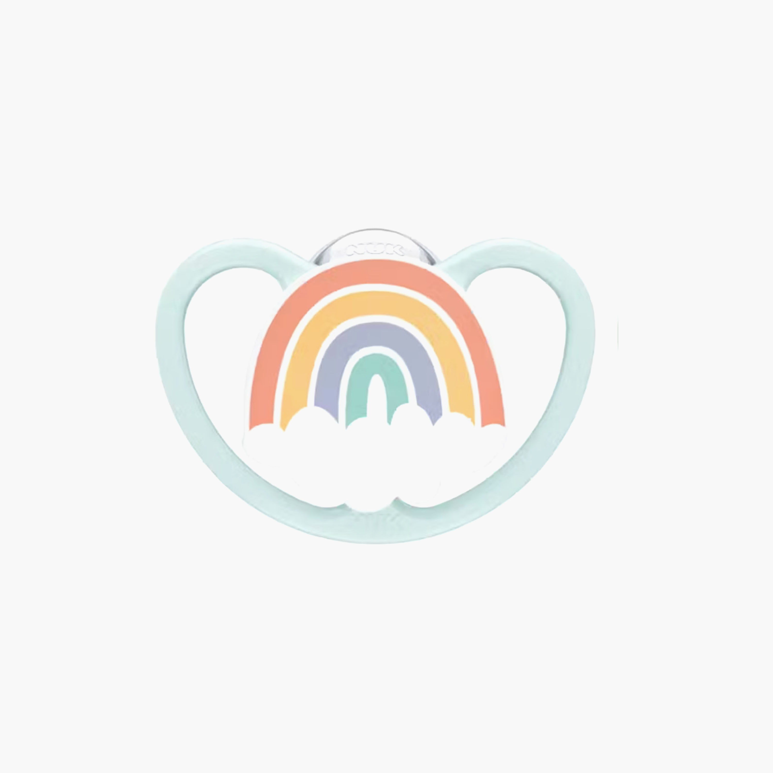 NUK Space BPA Free Silicone - 0-6 Months - Rainbow-baby-feeding-pacifiers-image-1