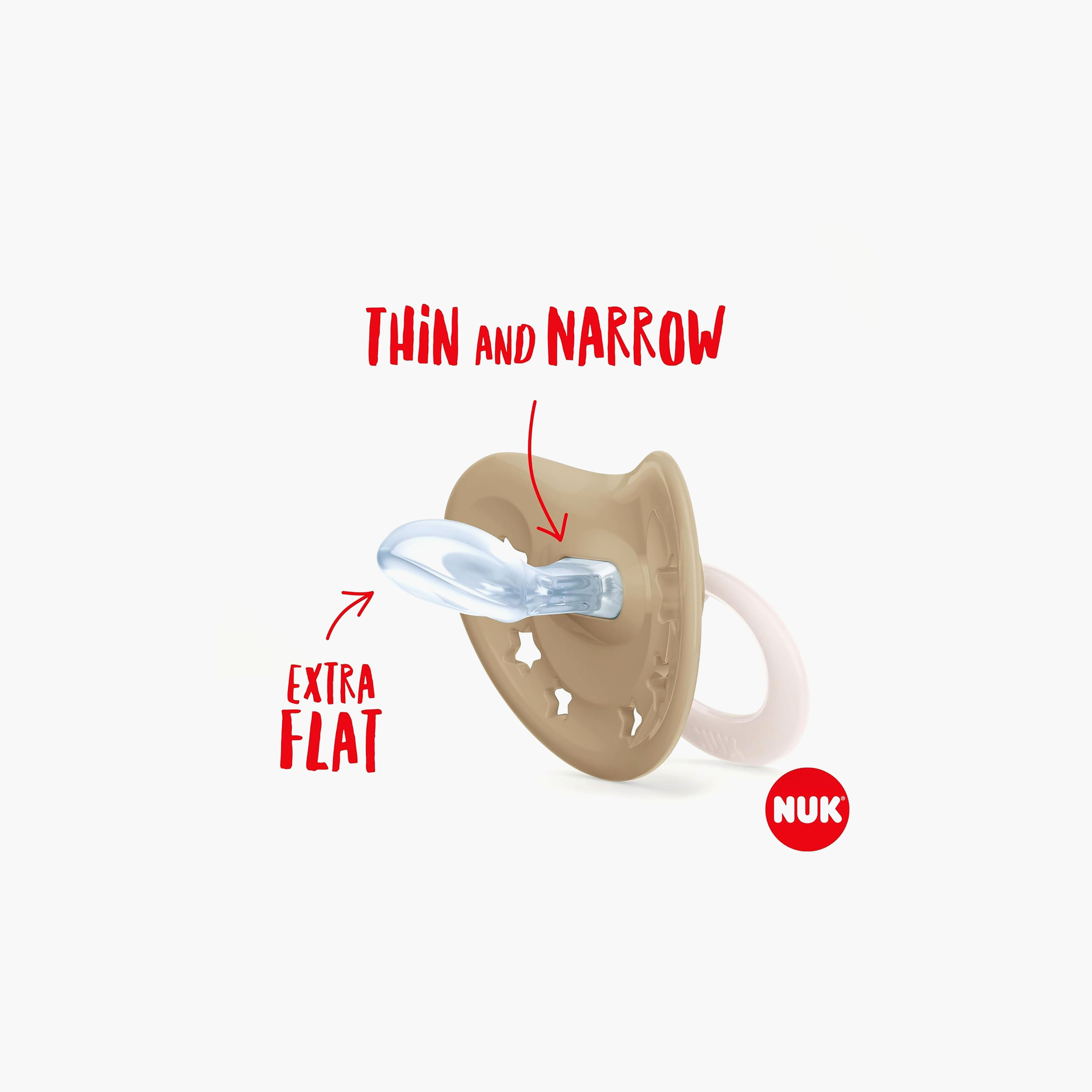 NUK Space BPA Free Silicone - 0-6 Months - Rainbow-baby-feeding-pacifiers-image-5