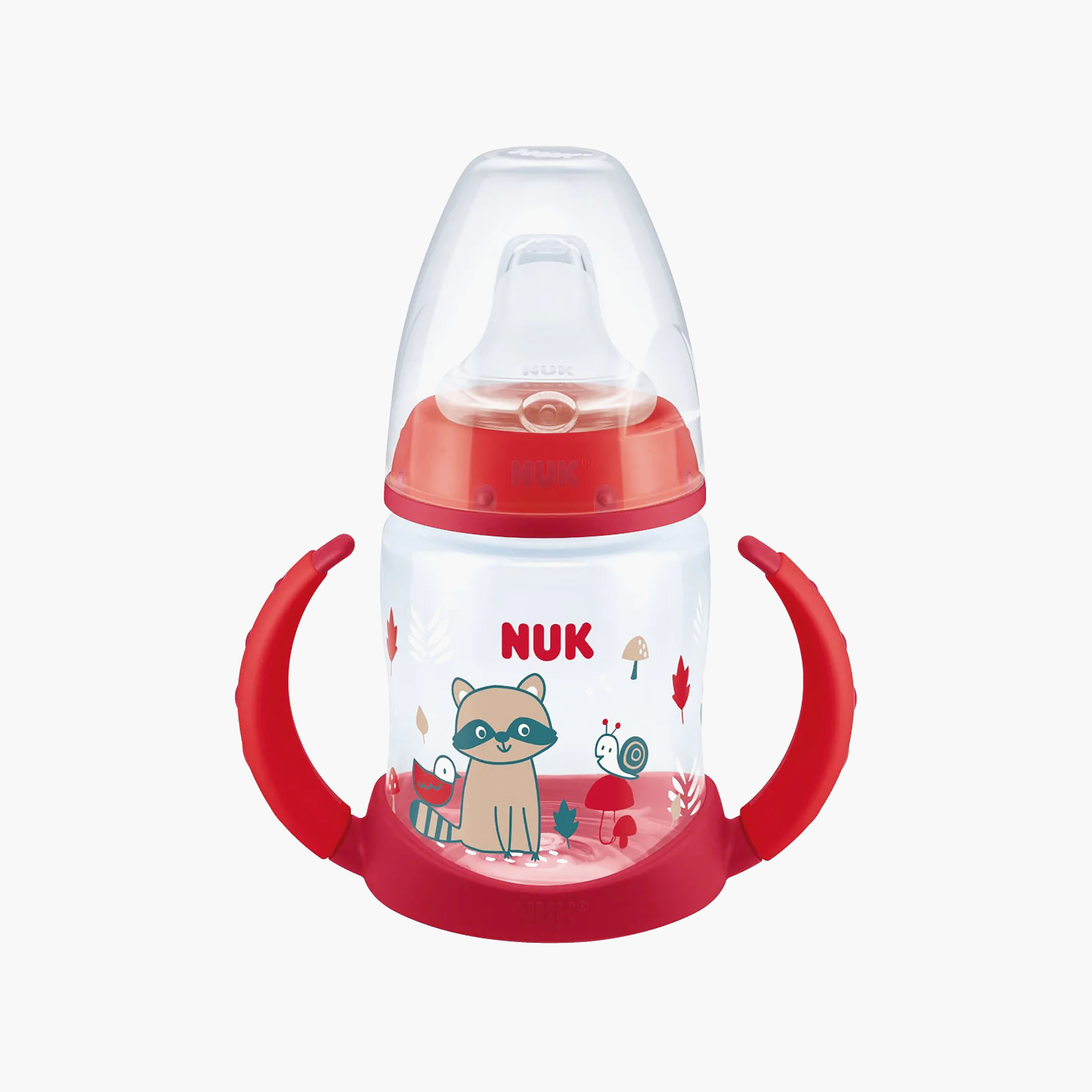 NUK First Choice Orthodontic Sippy Cup - 6-18 Months - 150 ml - Red-baby-feeding-mealtimeessentials-image-1