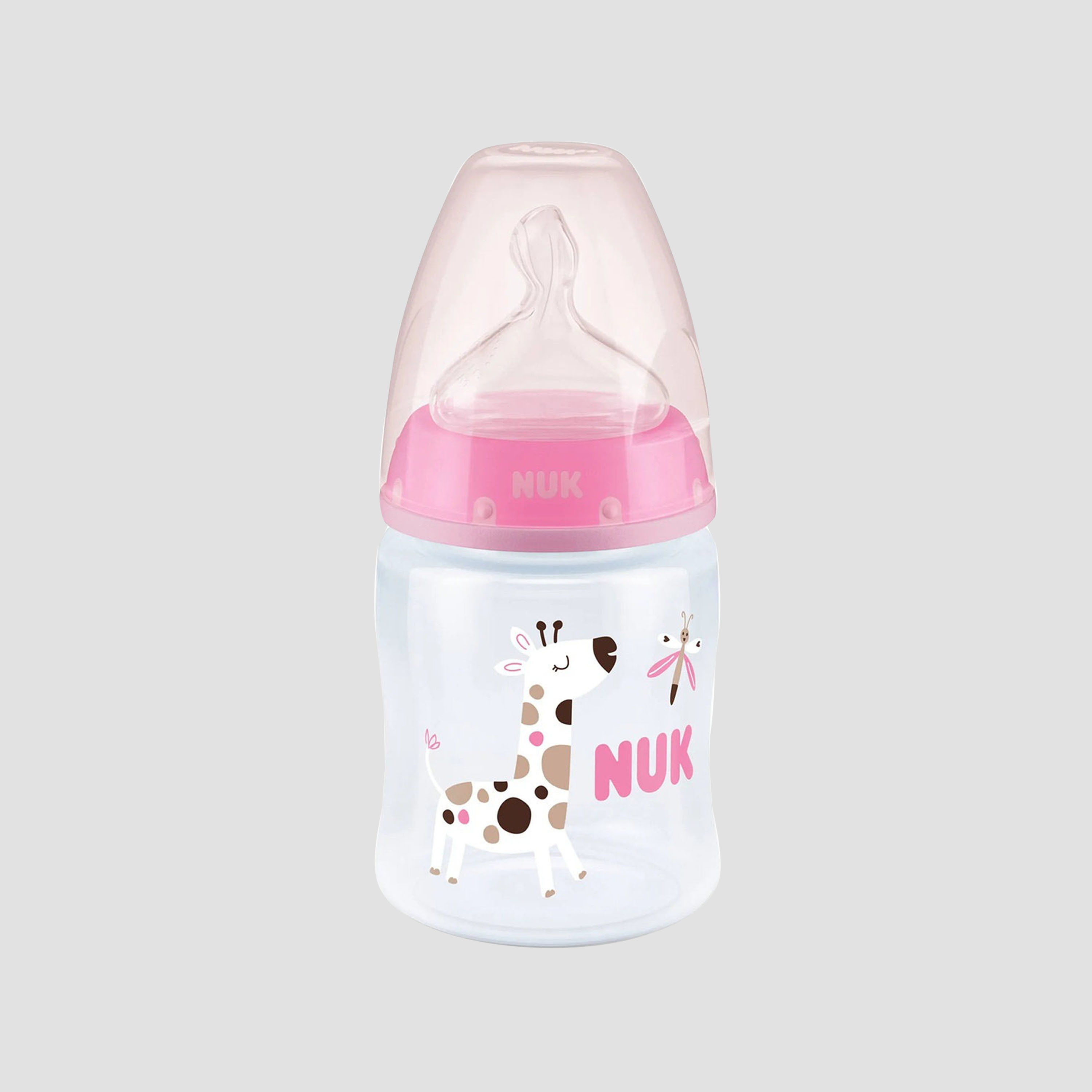 NUK First Choice+ Feeding Bottle - 0-6 Months - 150 ml - Pink-baby-feeding-feedingbottles-bottlesandteats-image-1