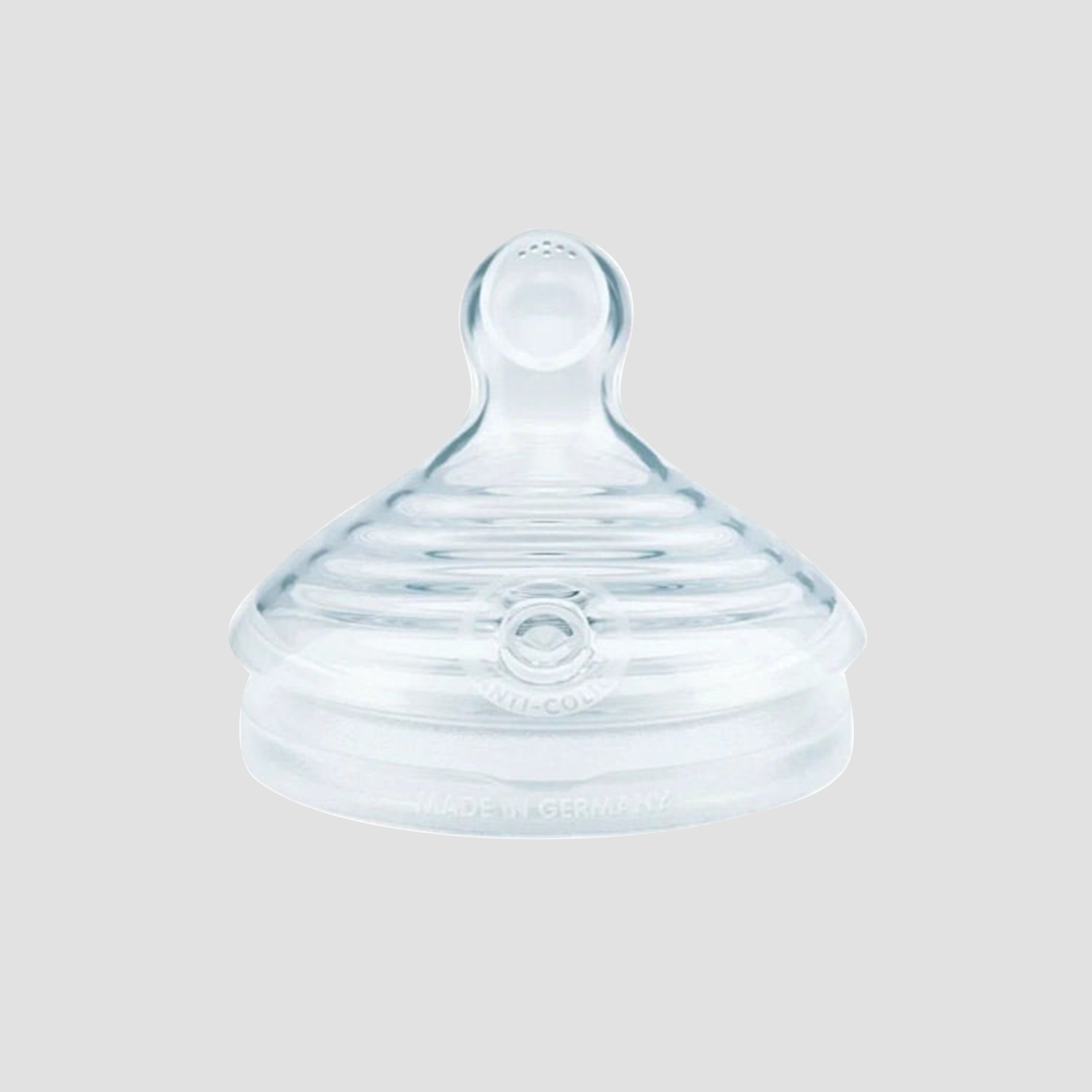 NUK 2-Piece For Nature Slow Flow Silicone Bottle Teat - Small-baby-feeding-feedingbottles-bottlesandteats-image-1