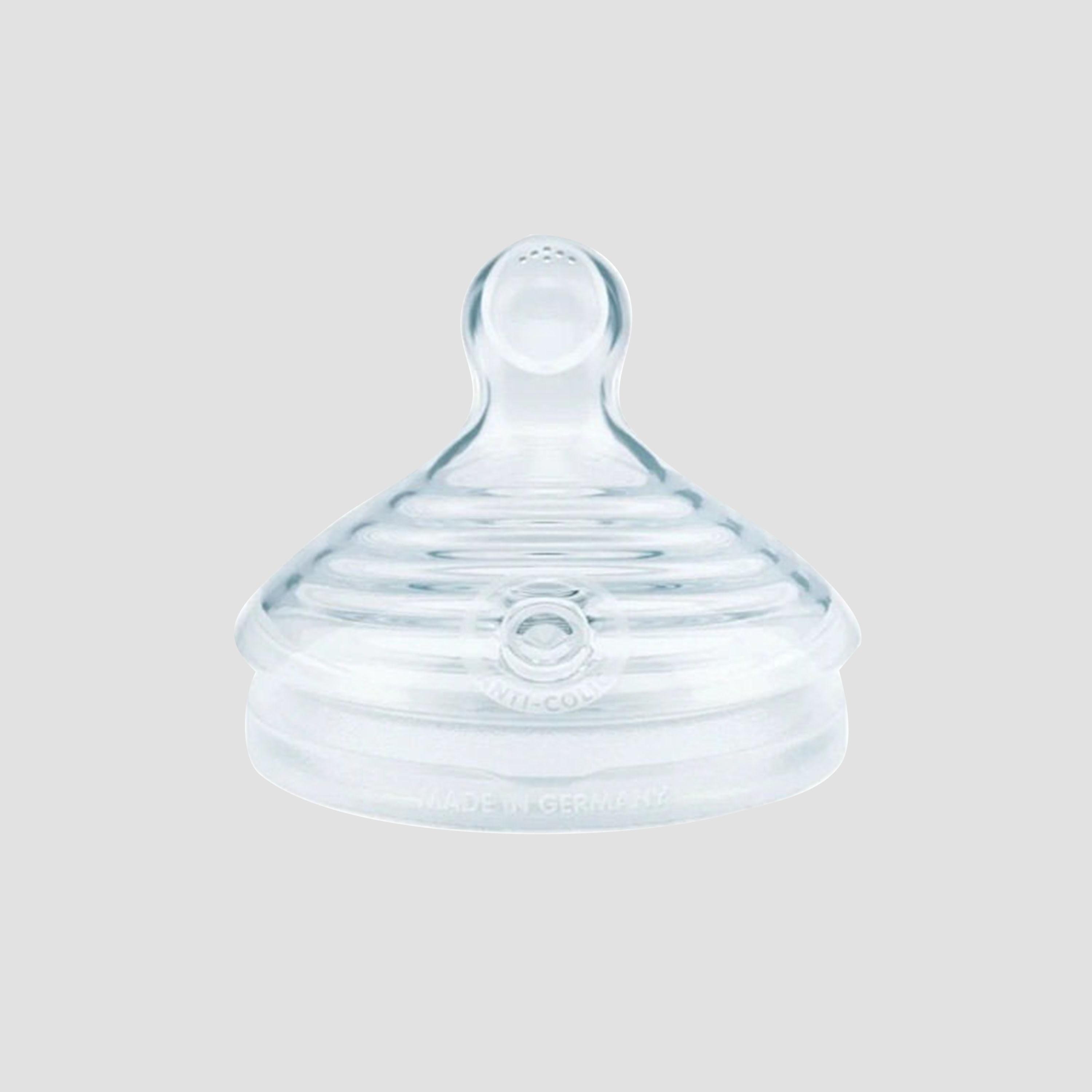 NUK 2-Piece For Nature Medium Flow Silicone Bottle Teat - Medium-baby-feeding-feedingbottles-bottlesandteats-image-1