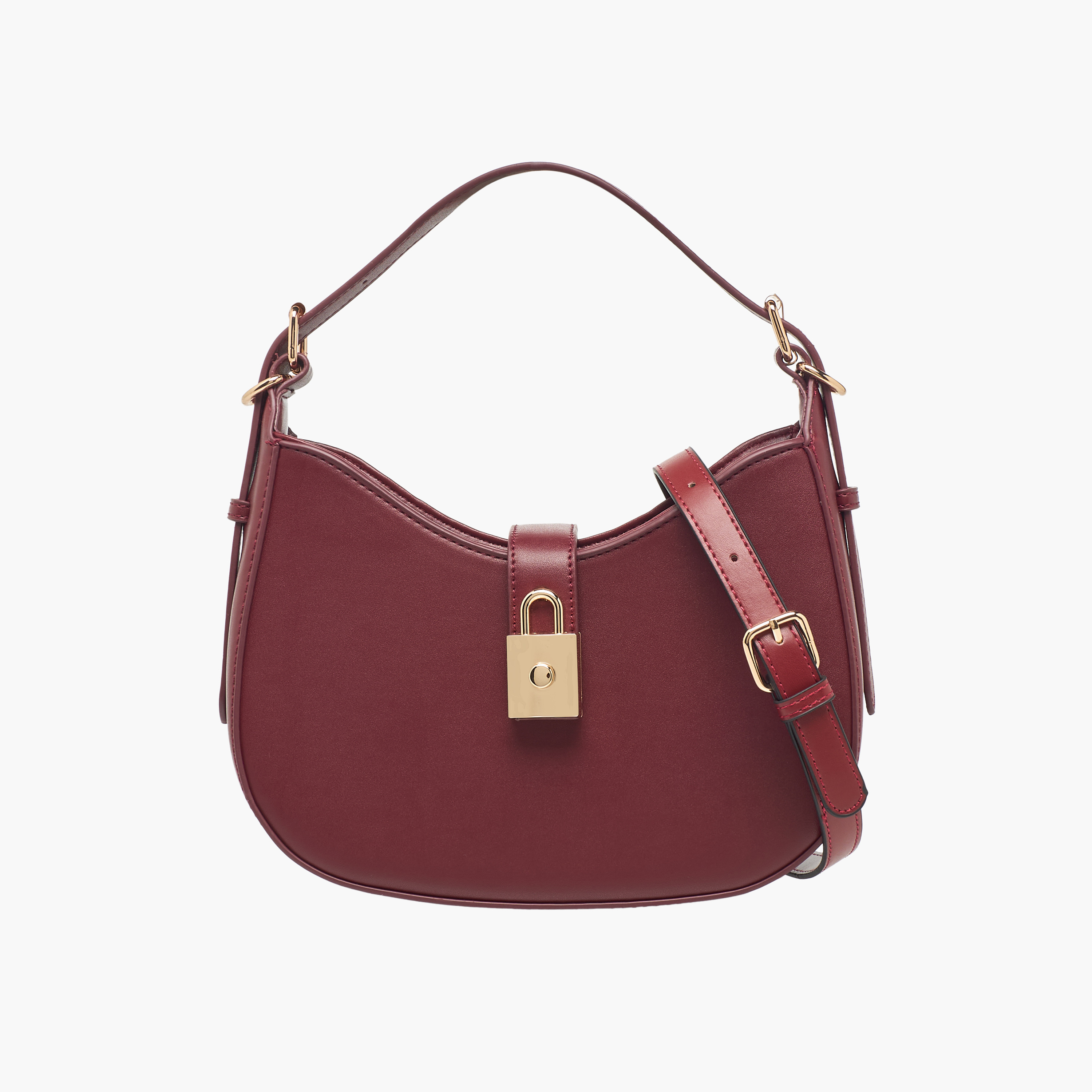 شنطة كروس بودي بتفاصيل دلايّة قفل مع حزام قابل للفصل من أدور-women-bagsandwallets-handbags-image-1