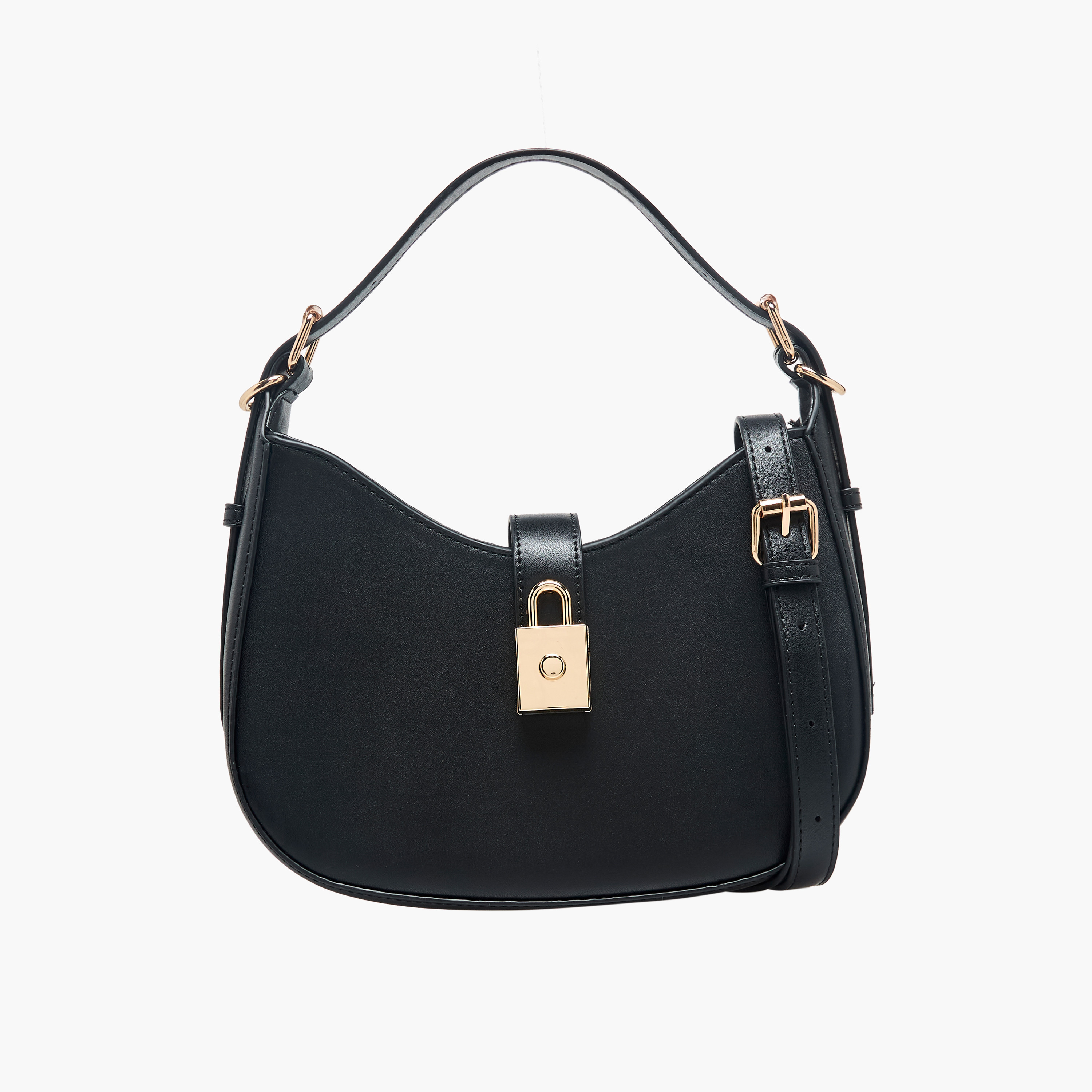 شنطة كروس بودي بتفاصيل دلايّة قفل مع حزام قابل للفصل من أدور-women-bagsandwallets-handbags-image-1