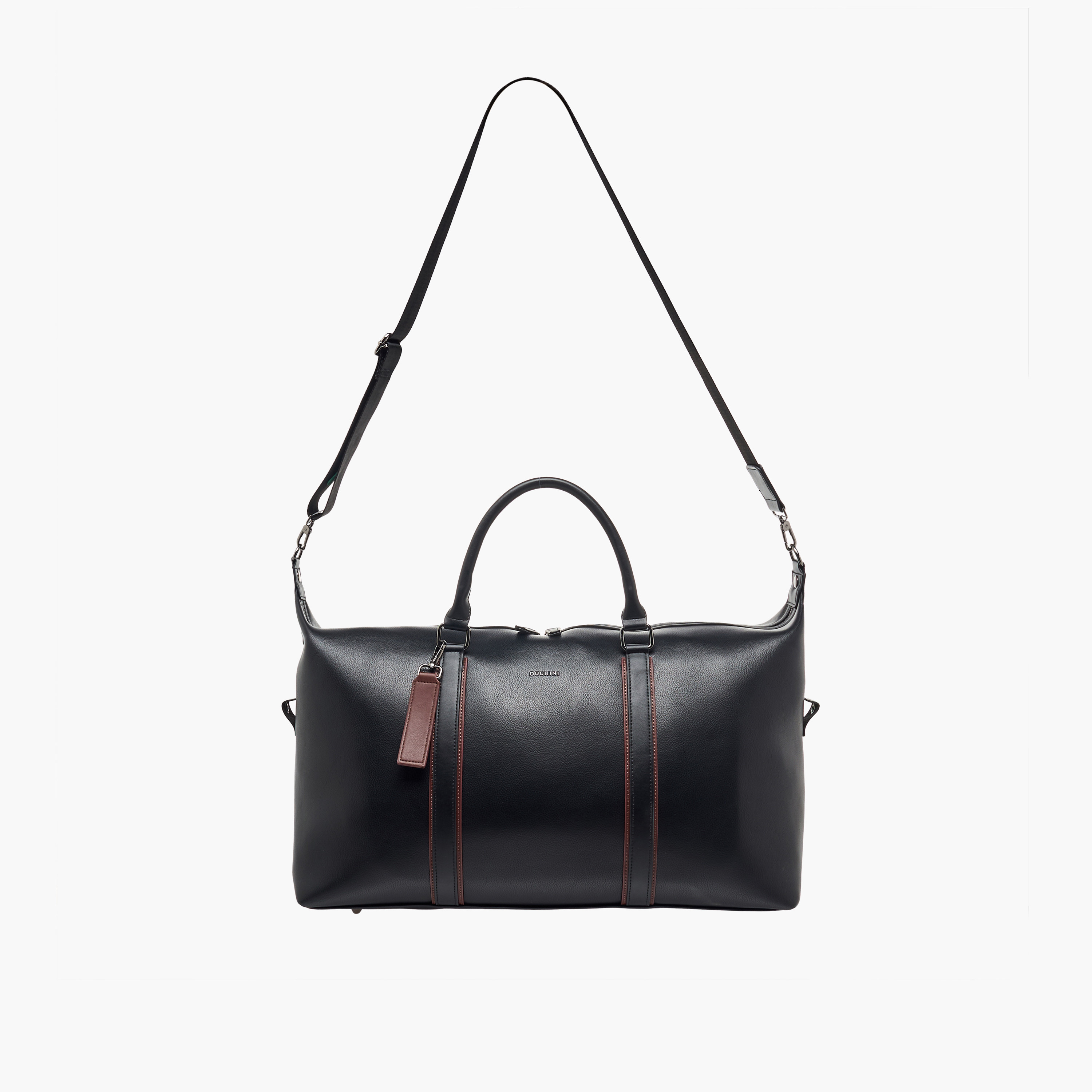 Duchini Duffel Bag with Zip Closure Double Handles-travel-luggagesandbags-dufflebags-image-3